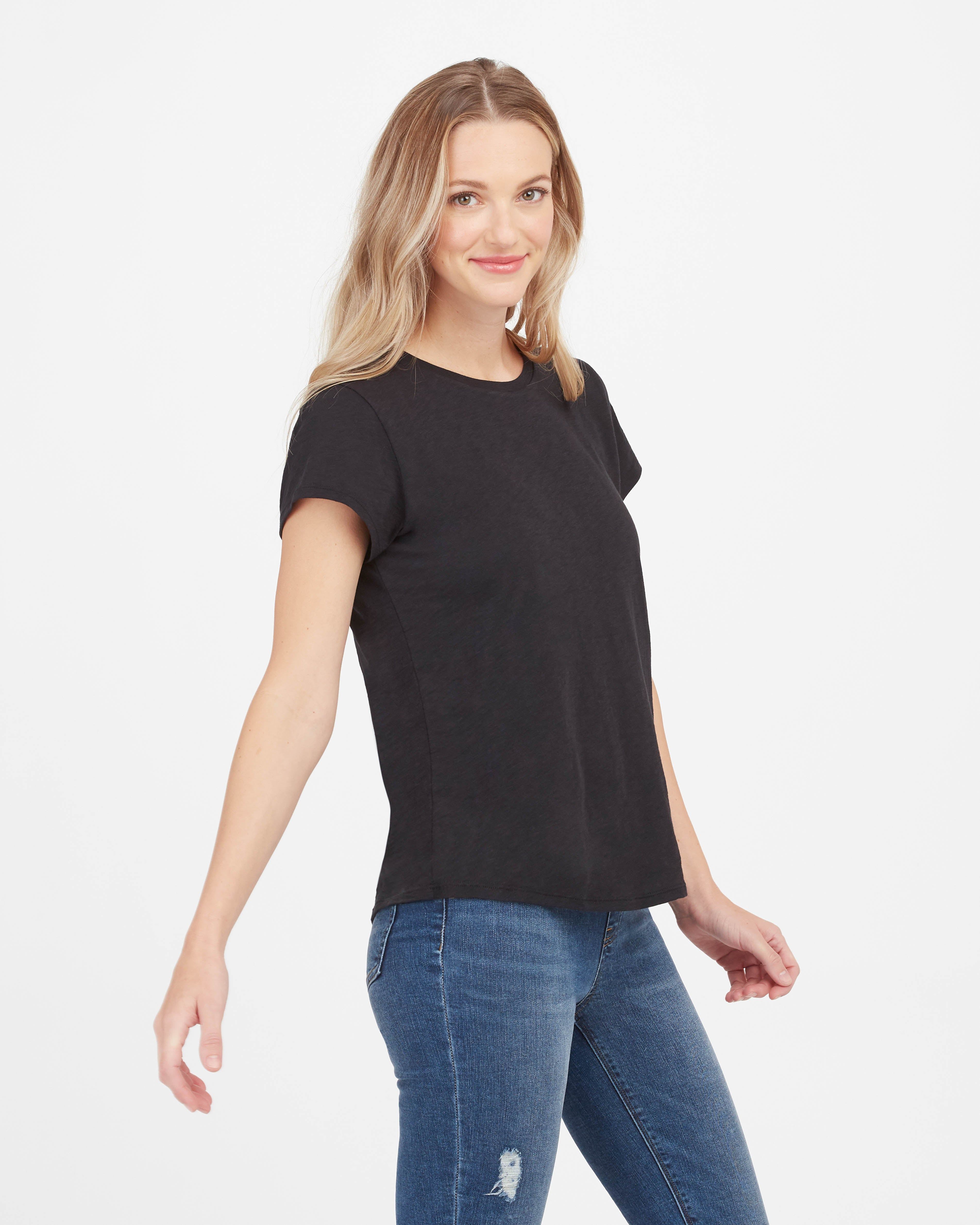 Pima Cotton Crew Neck Tee sold by SPANX product image thumbnail 3