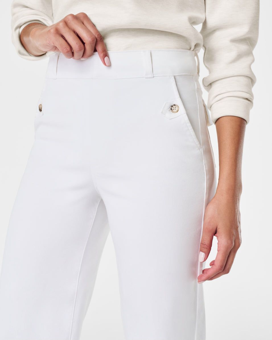 Stretch Twill Cropped Wide Leg Pant sold by SPANX product image thumbnail 3