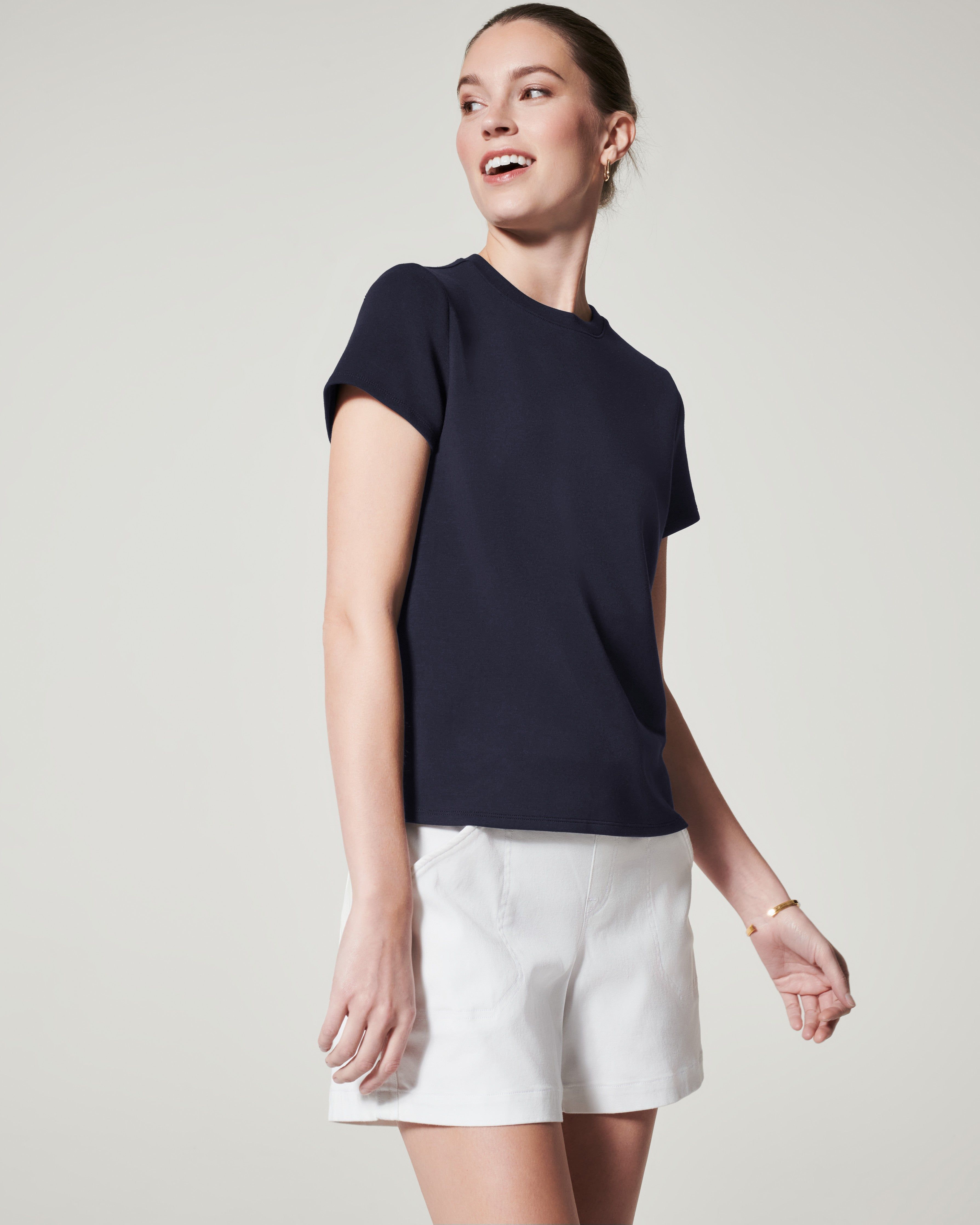 AirEssentials Cap Sleeve Top sold by SPANX product image thumbnail 5