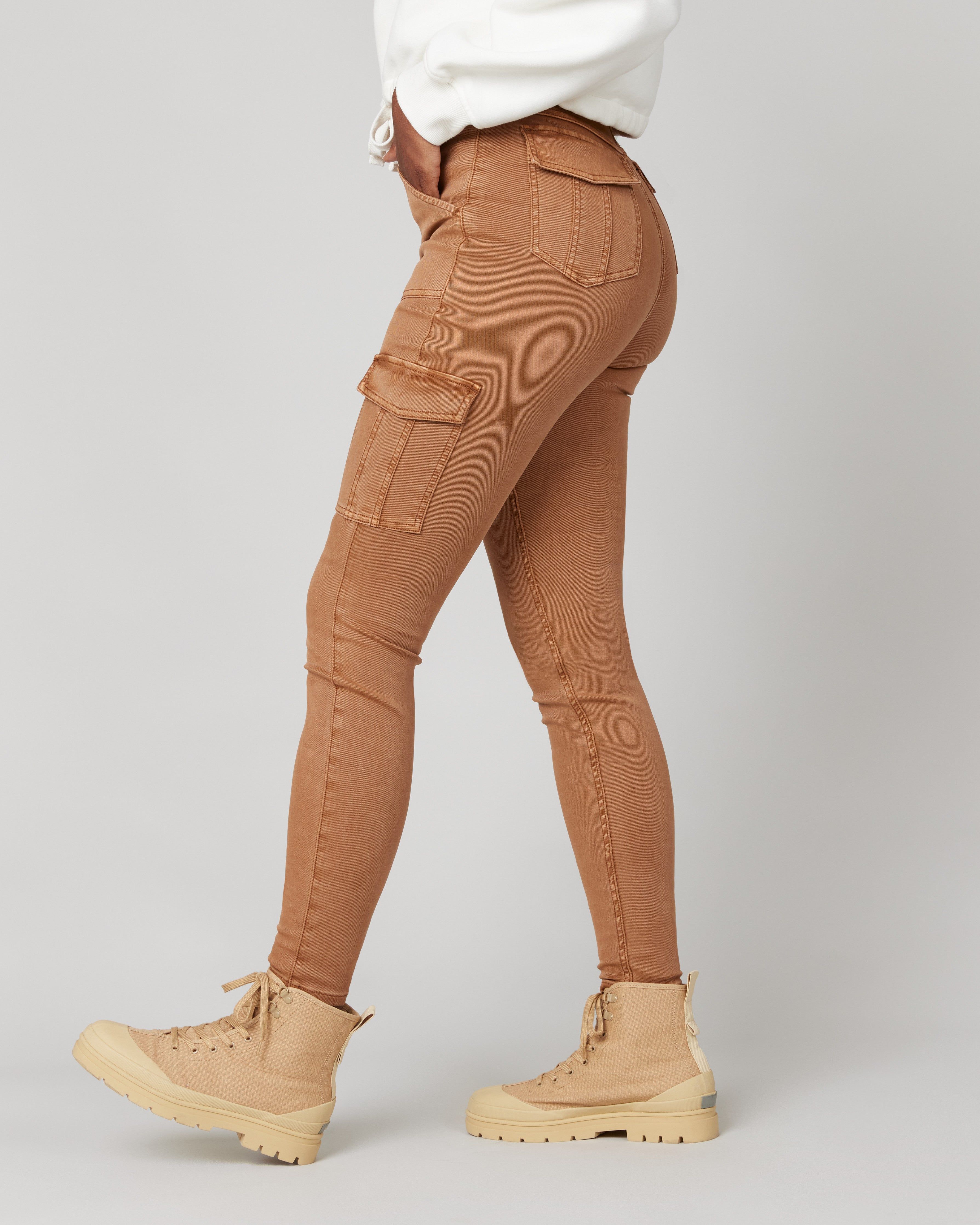 Stretch Twill Ankle Cargo Pant sold by SPANX product image thumbnail 4