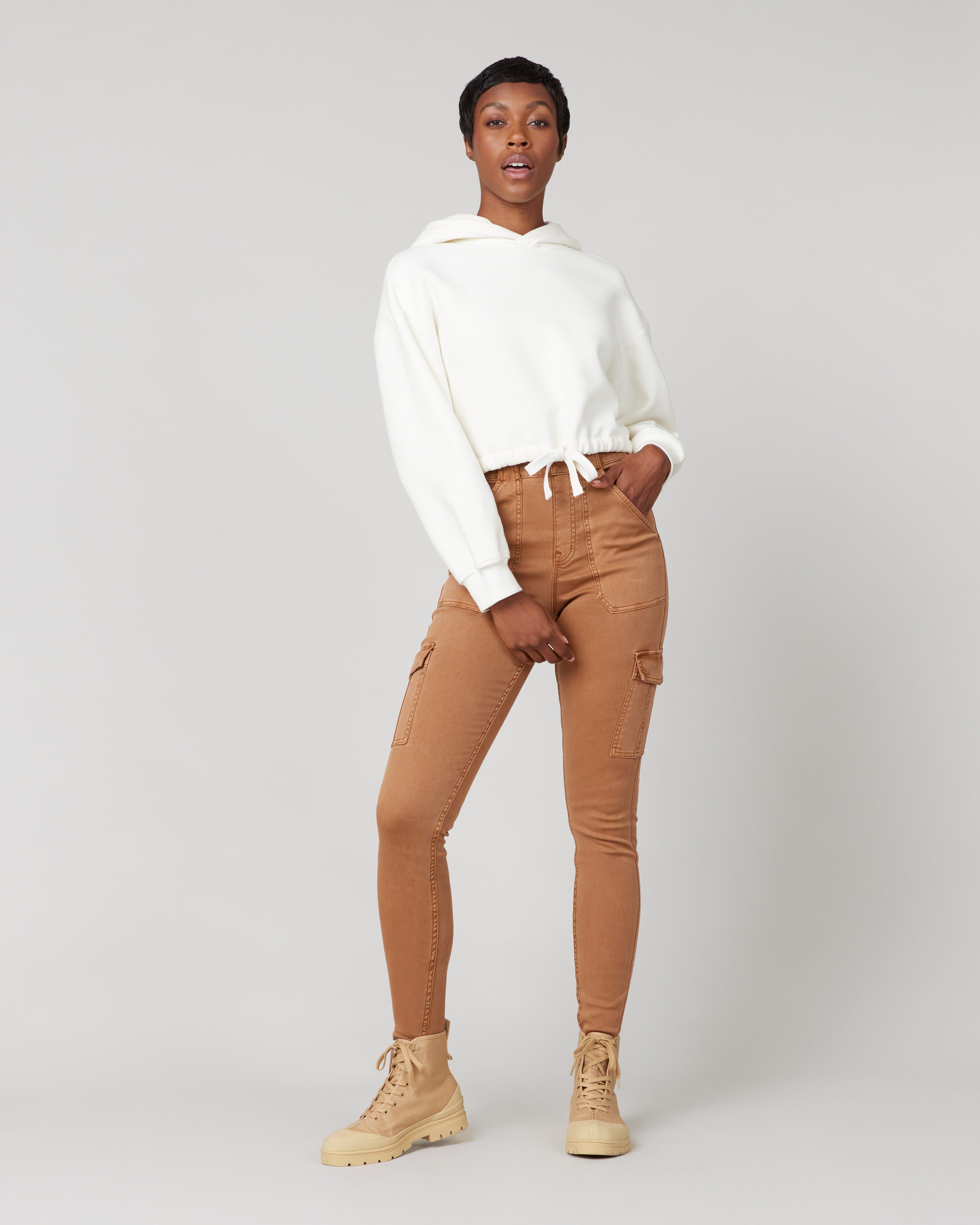 Stretch Twill Ankle Cargo Pant sold by SPANX