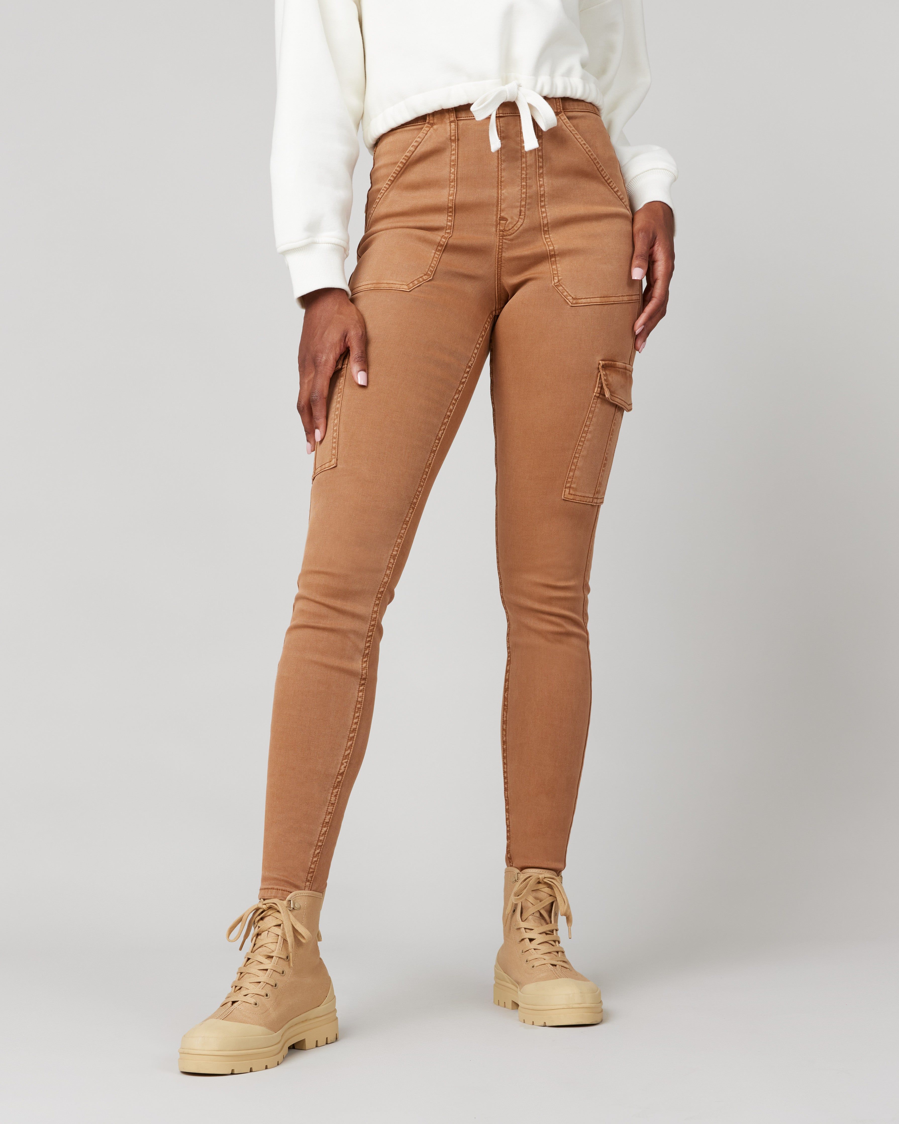 Stretch Twill Ankle Cargo Pant sold by SPANX product image thumbnail 5