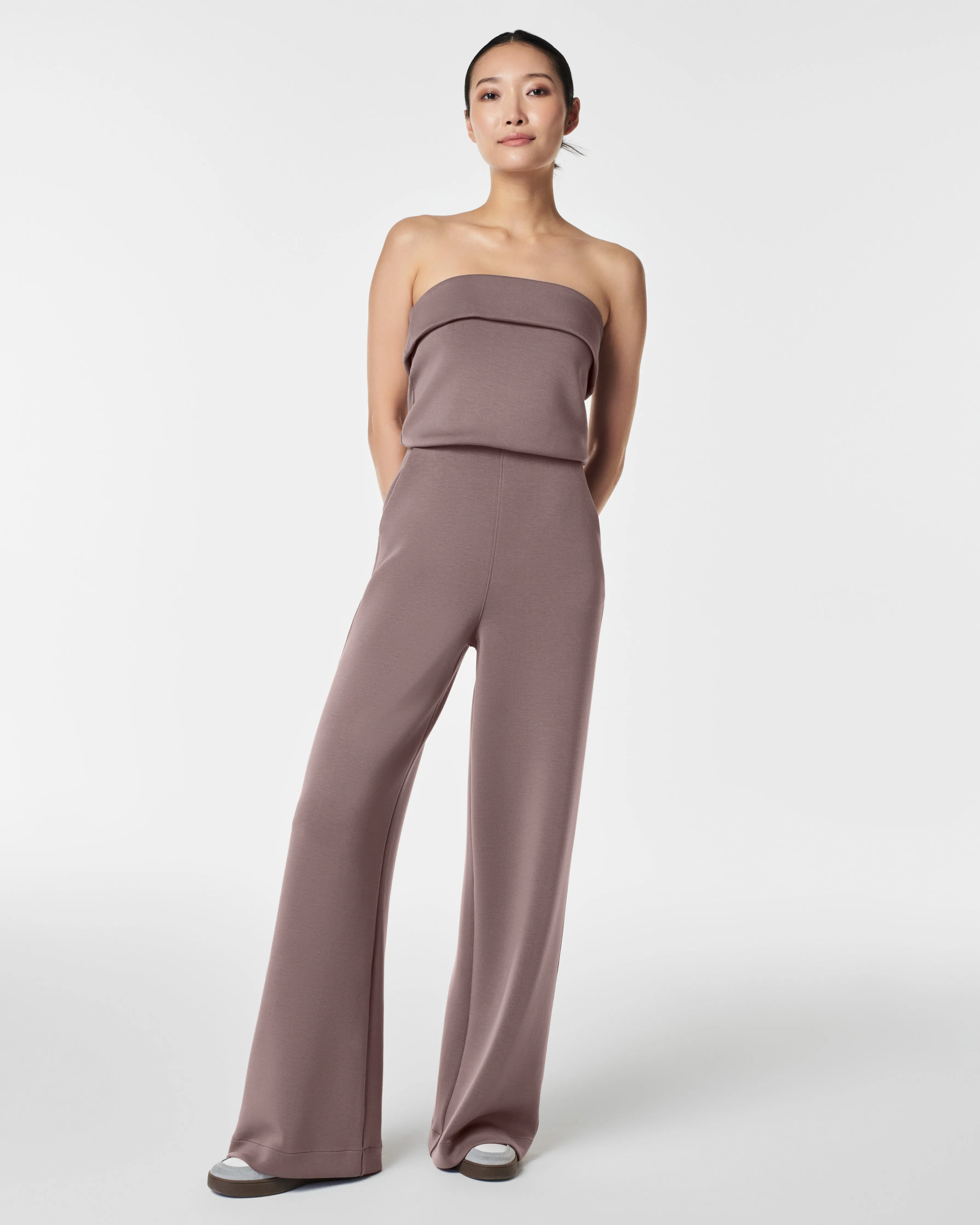 AirEssentials Strapless Jumpsuit sold by SPANX