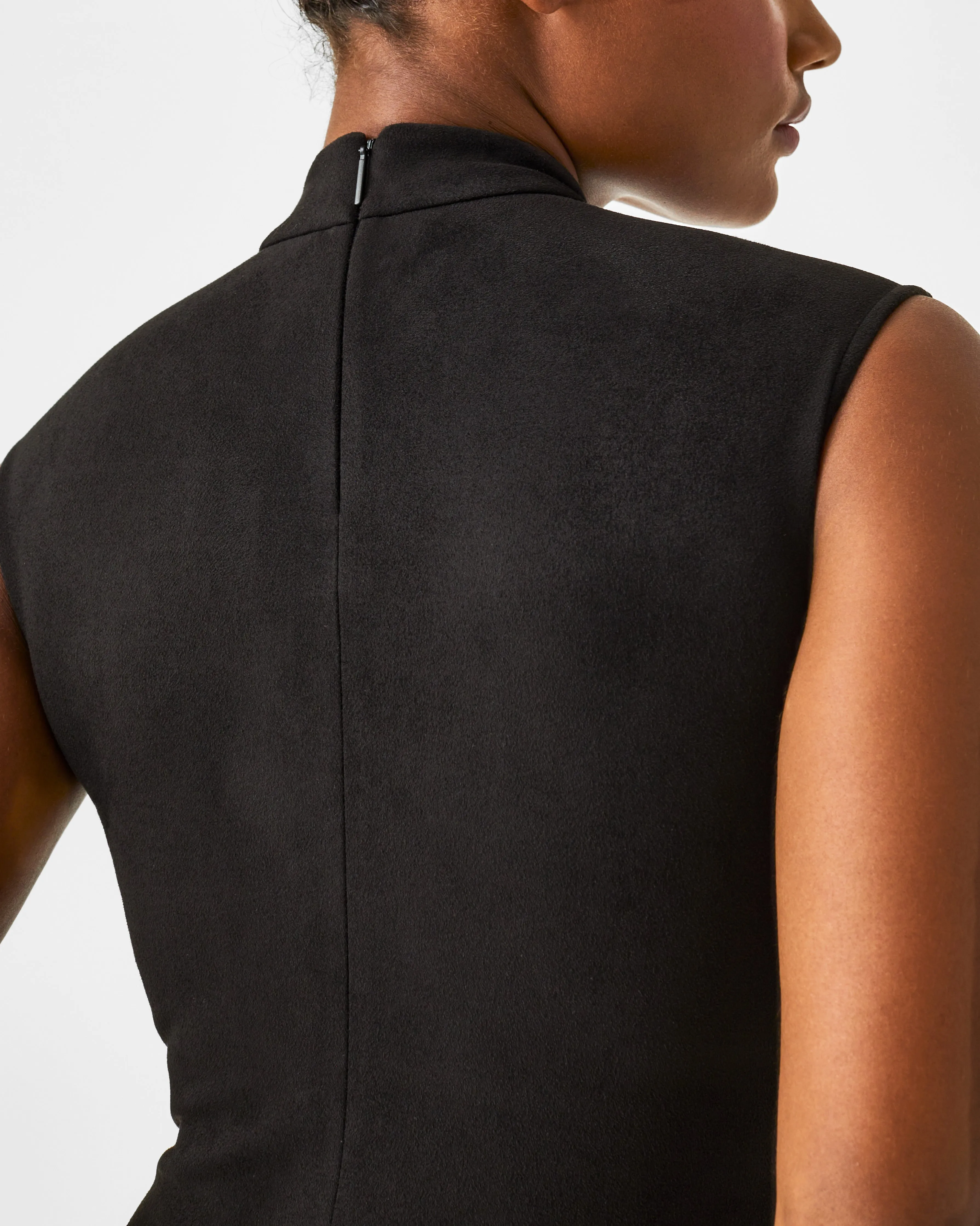 Faux Suede Mock Neck Bodysuit sold by SPANX product image thumbnail 4
