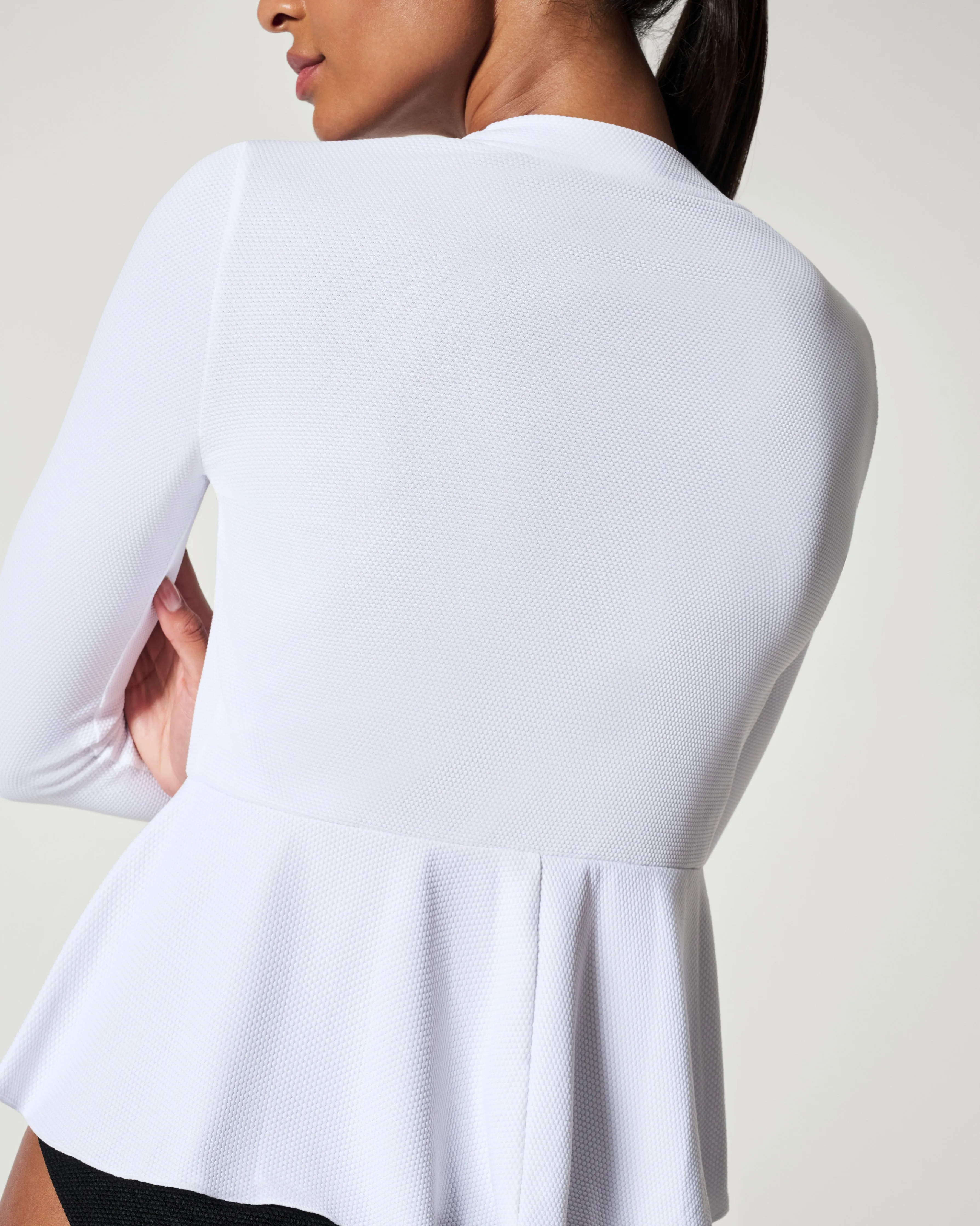 Pique Long Sleeve Swim Shirt sold by SPANX product image thumbnail 4