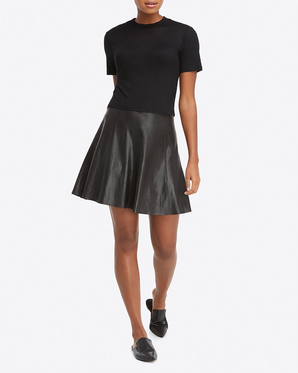 Faux Leather Skater Skirt sold by SPANX product image thumbnail 4