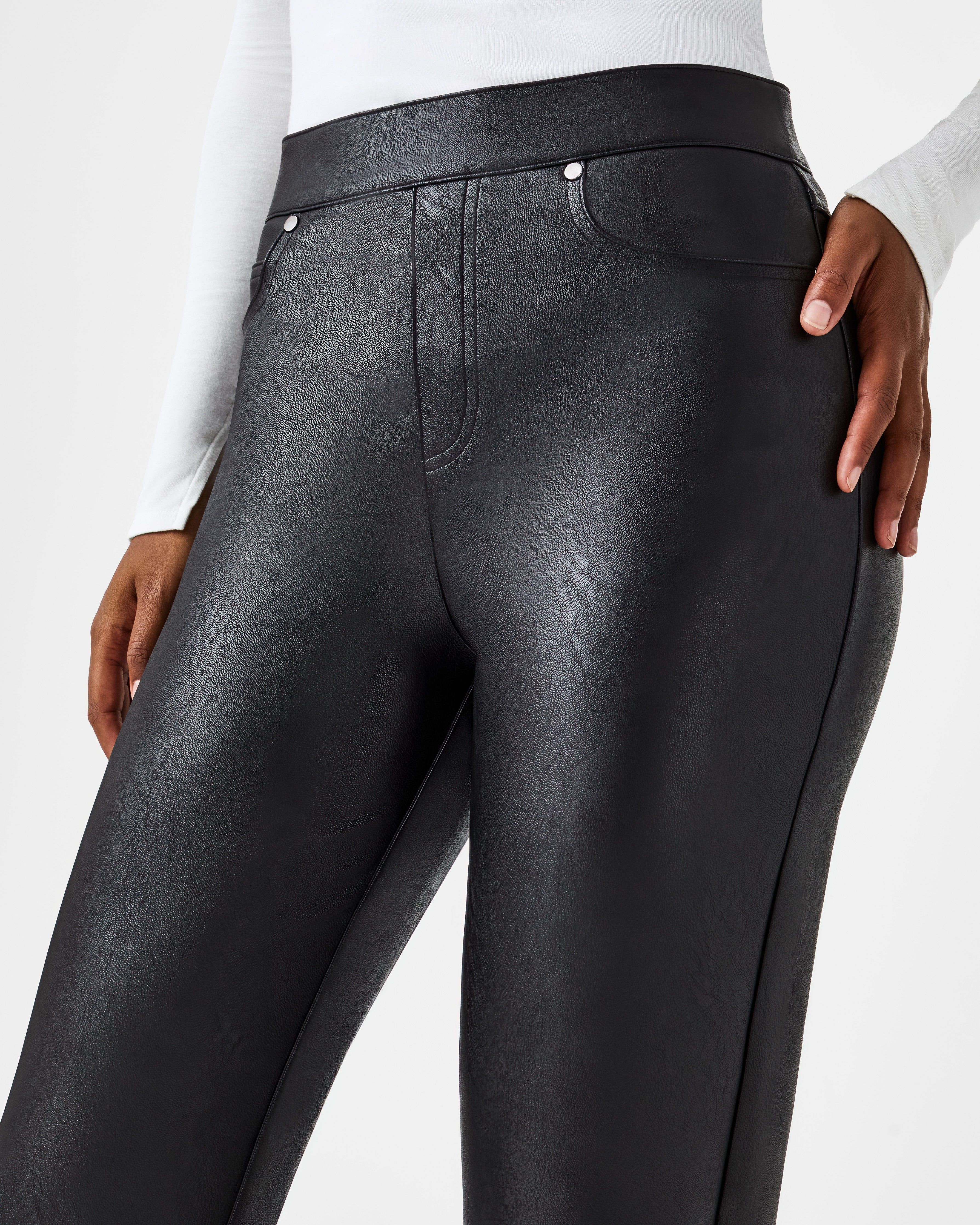 Leather-Like Slim Straight Pant sold by SPANX product image thumbnail 11