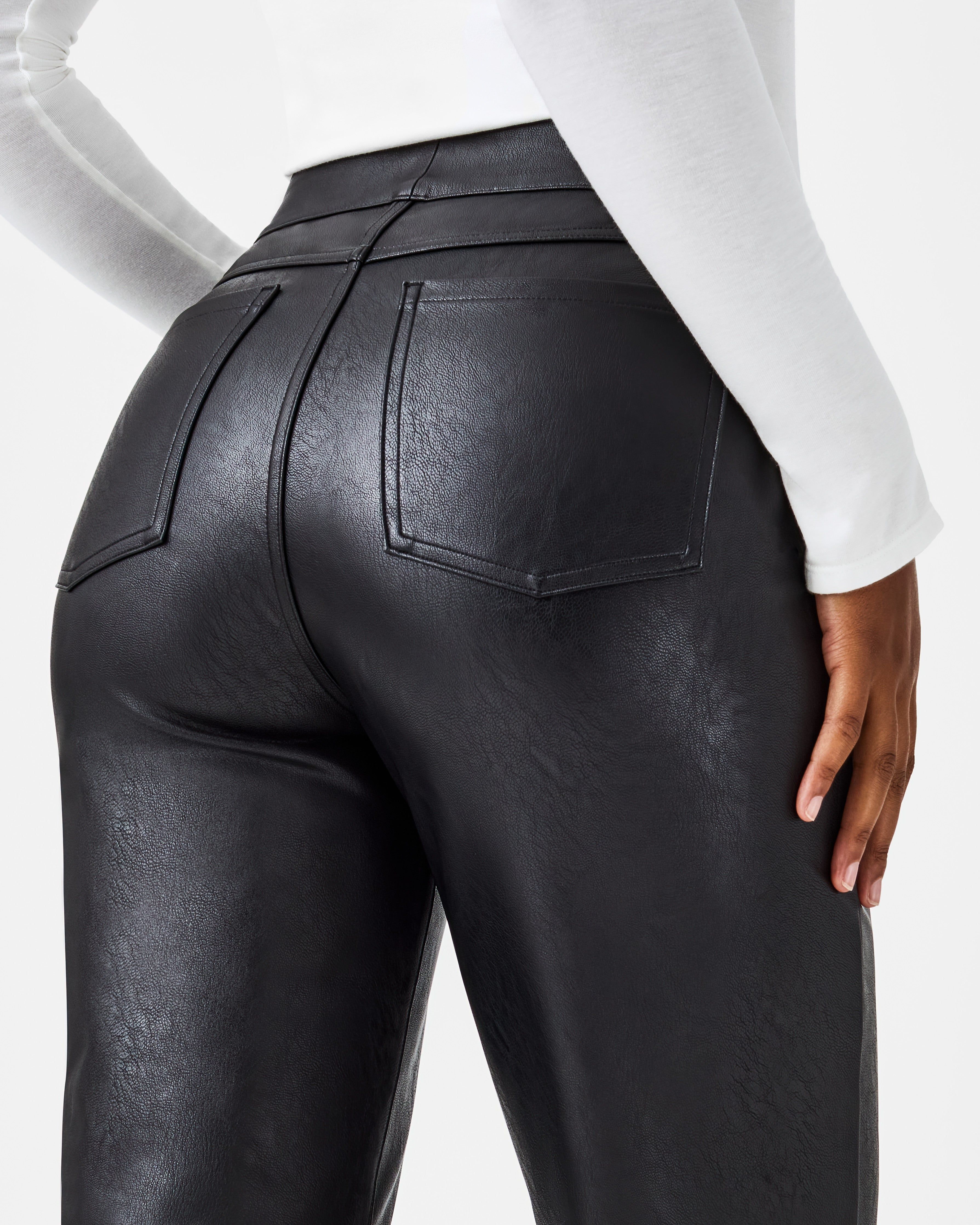 Leather-Like Slim Straight Pant sold by SPANX product image thumbnail 12
