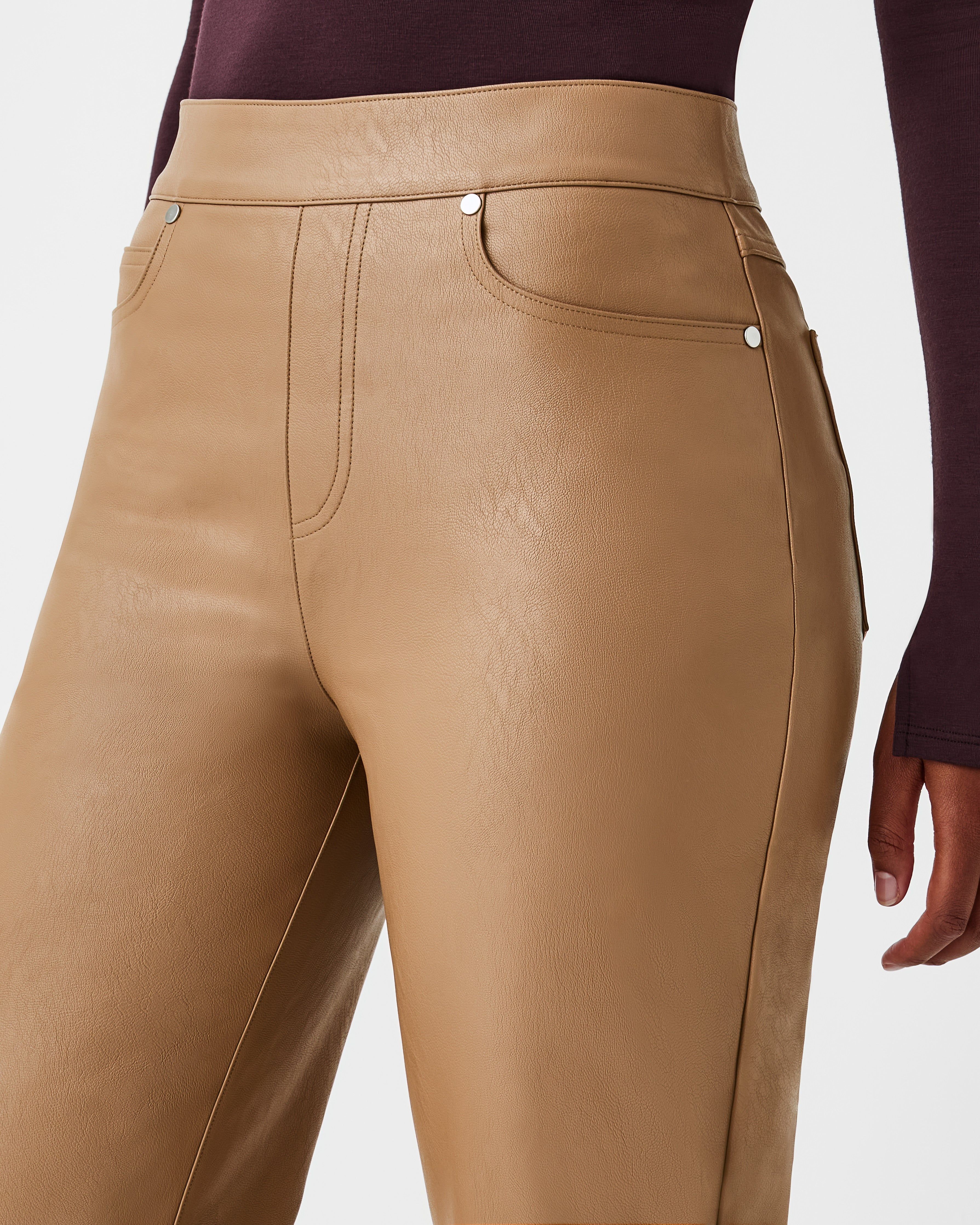 Leather-Like Slim Straight Pant sold by SPANX product image thumbnail 3