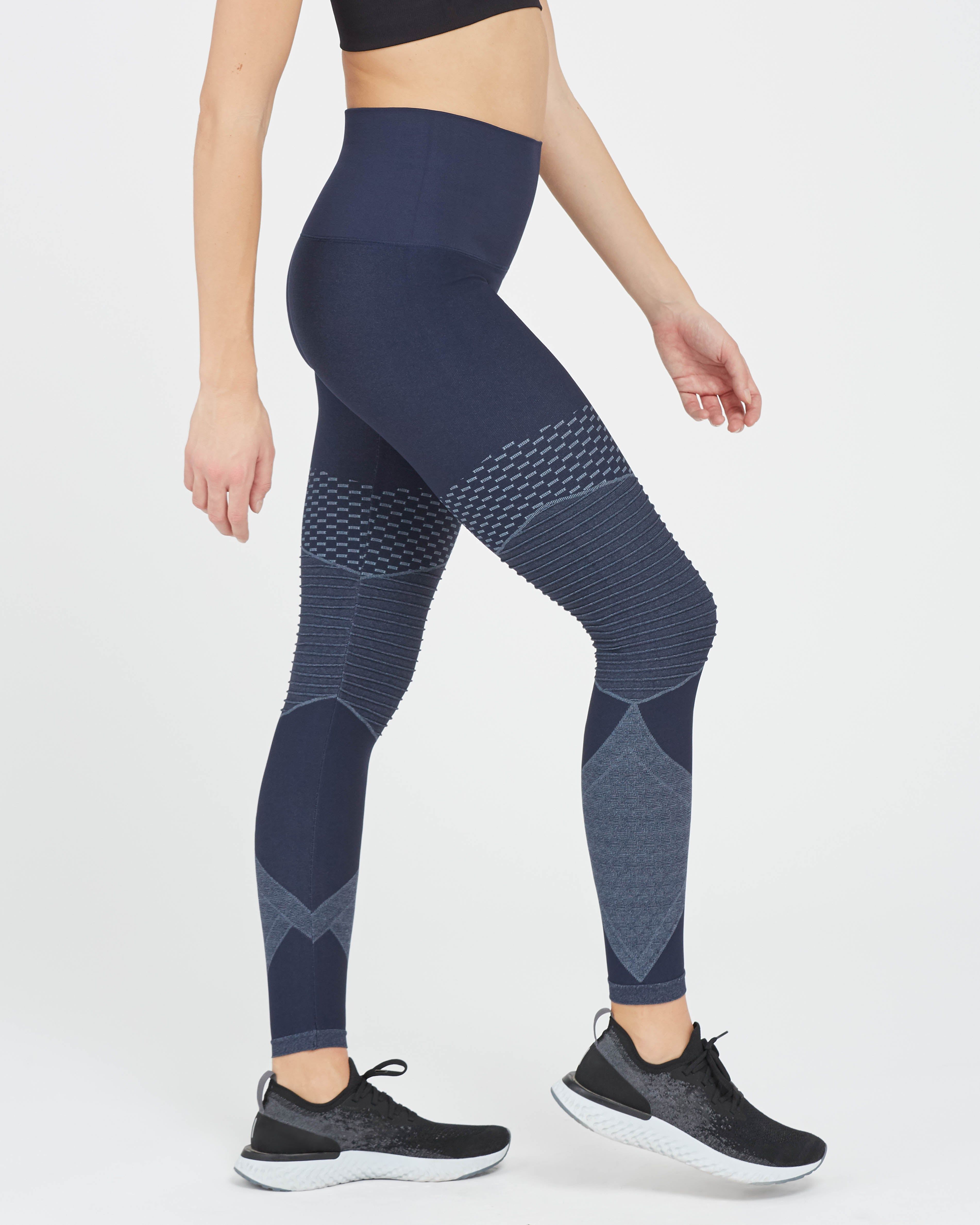 Look at Me Now Seamless Moto Leggings, Indigo Sky sold by SPANX product image thumbnail 6