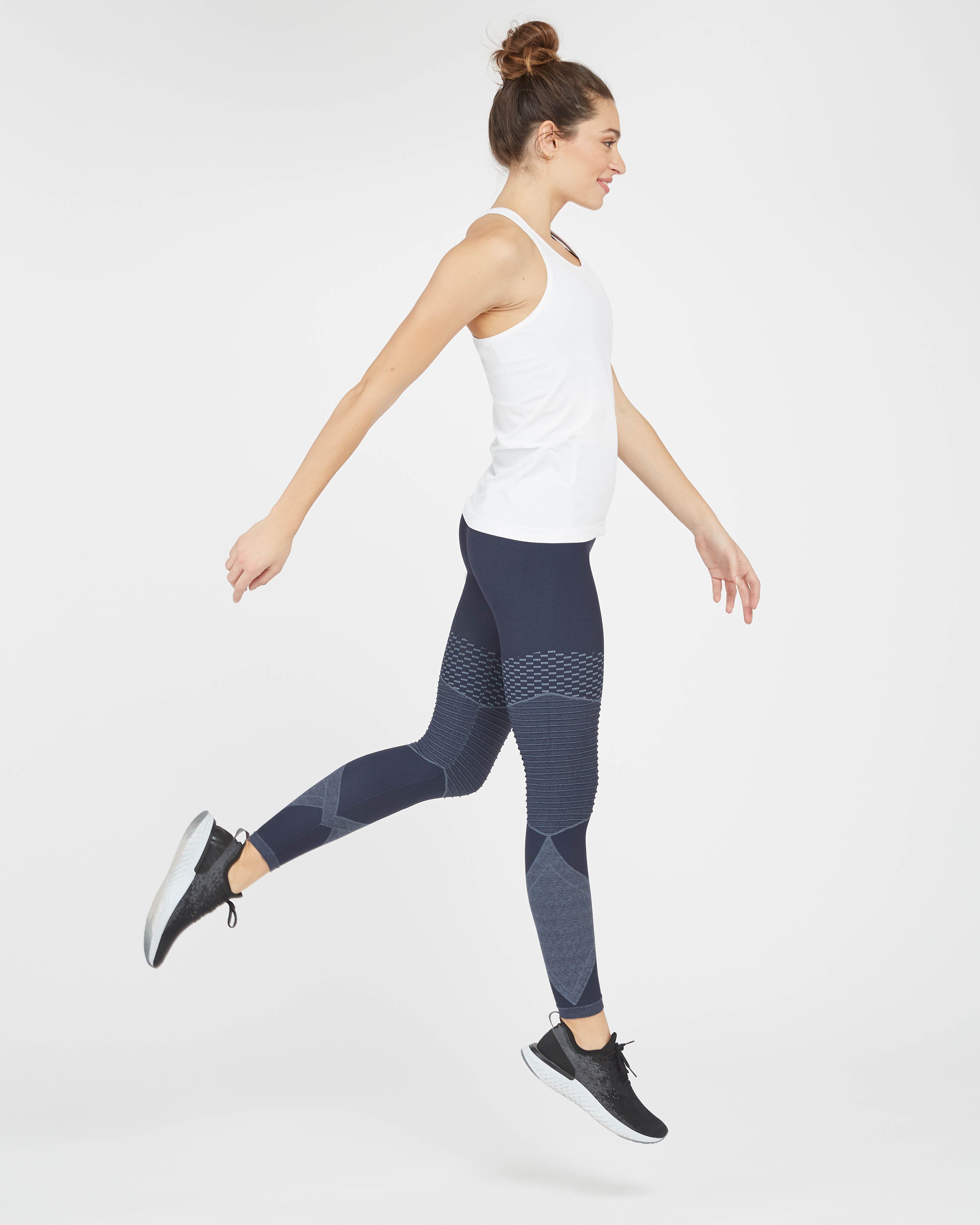 Look at Me Now Seamless Moto Leggings, Indigo Sky sold by SPANX product image thumbnail 3