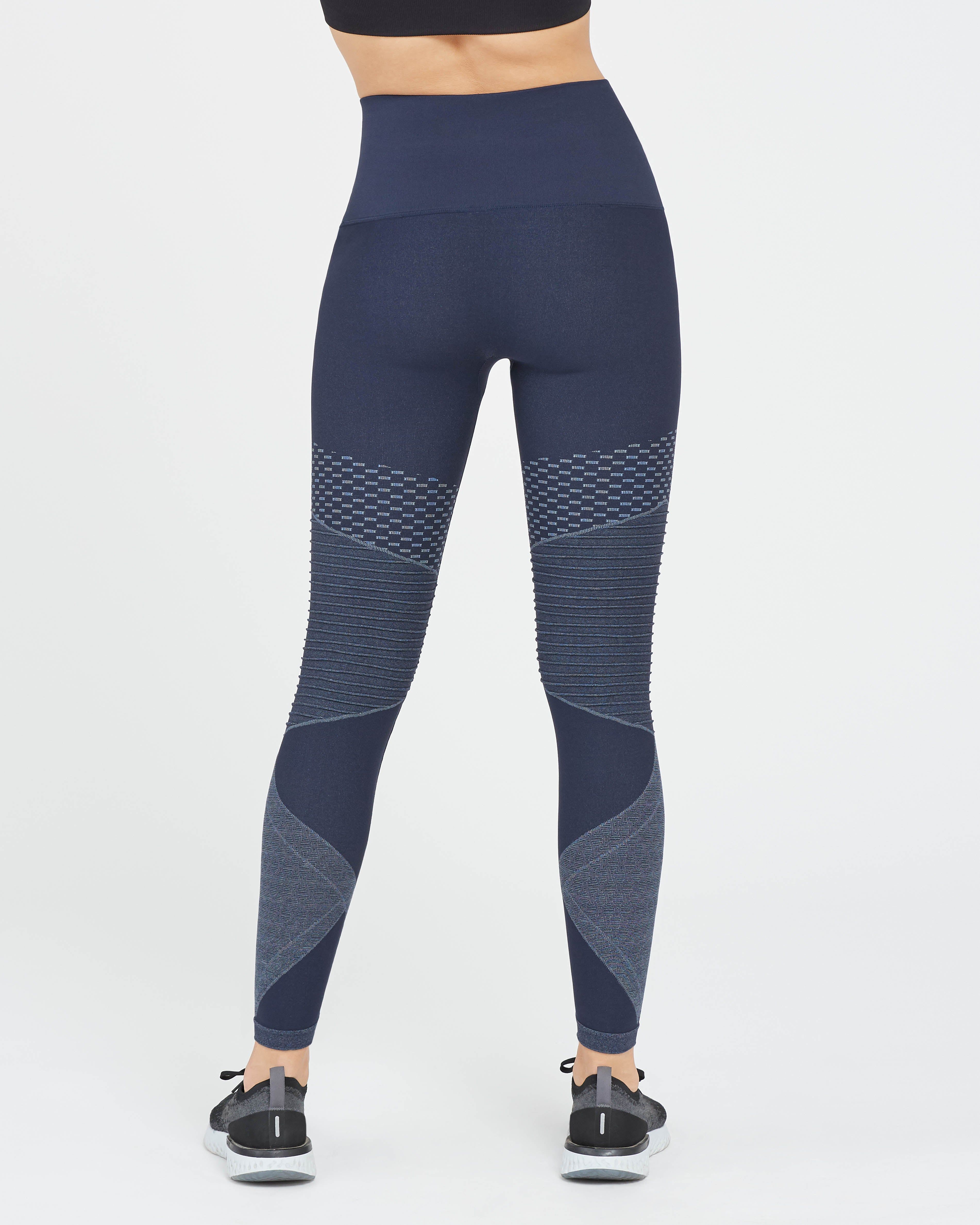 Look at Me Now Seamless Moto Leggings, Indigo Sky sold by SPANX product image thumbnail 2