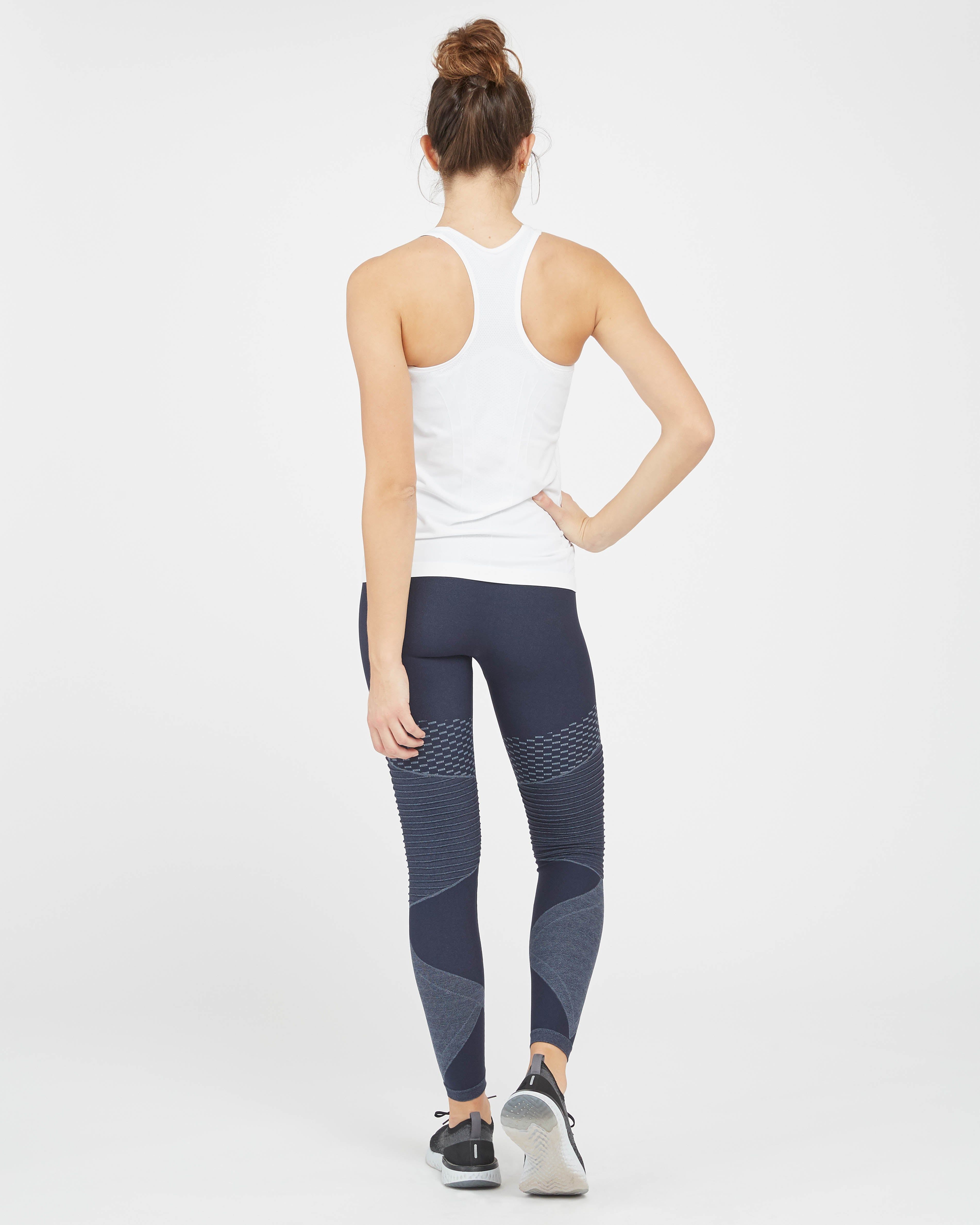 Look at Me Now Seamless Moto Leggings, Indigo Sky sold by SPANX product image thumbnail 4