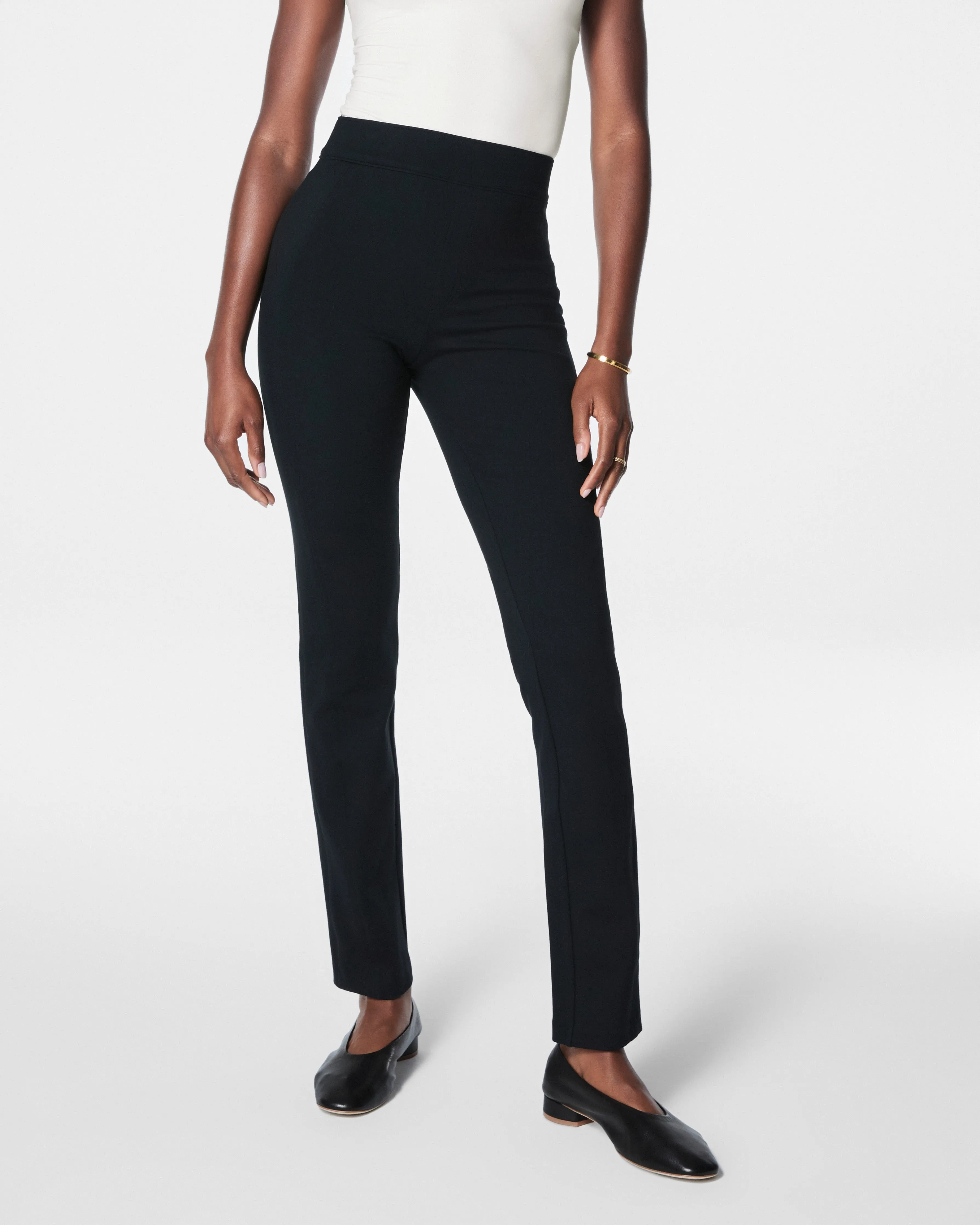 SPANXsmooth™ PerfectFit Ponte Slim Straight Pant sold by SPANX product image thumbnail 4