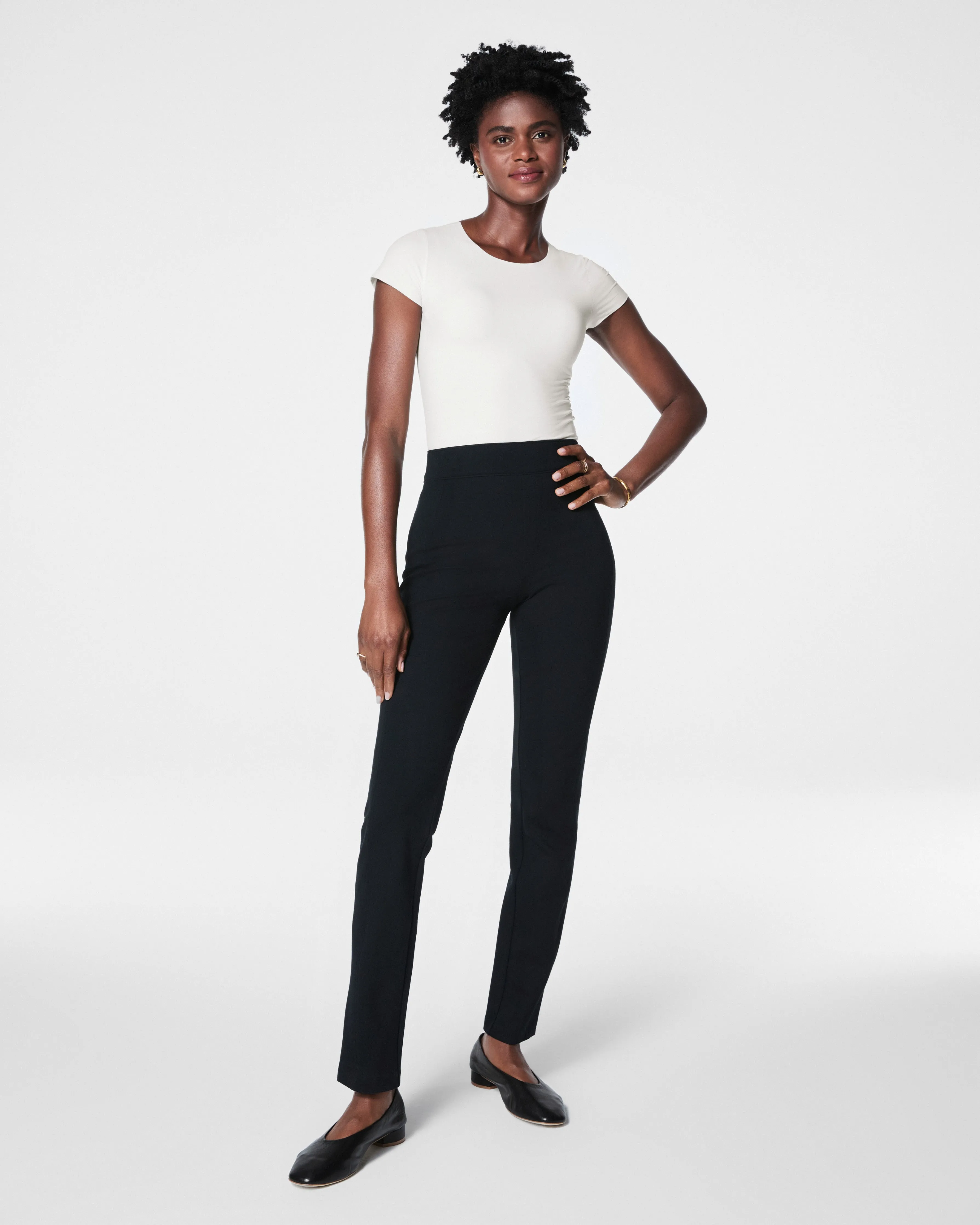 SPANXsmooth™ PerfectFit Ponte Slim Straight Pant sold by SPANX product image thumbnail 5