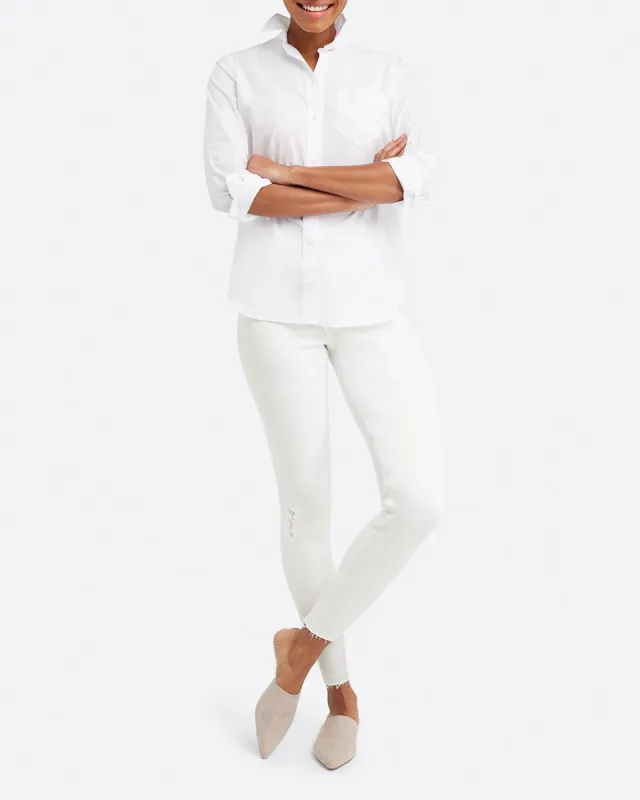 White Distressed Skinny Jeans sold by SPANX