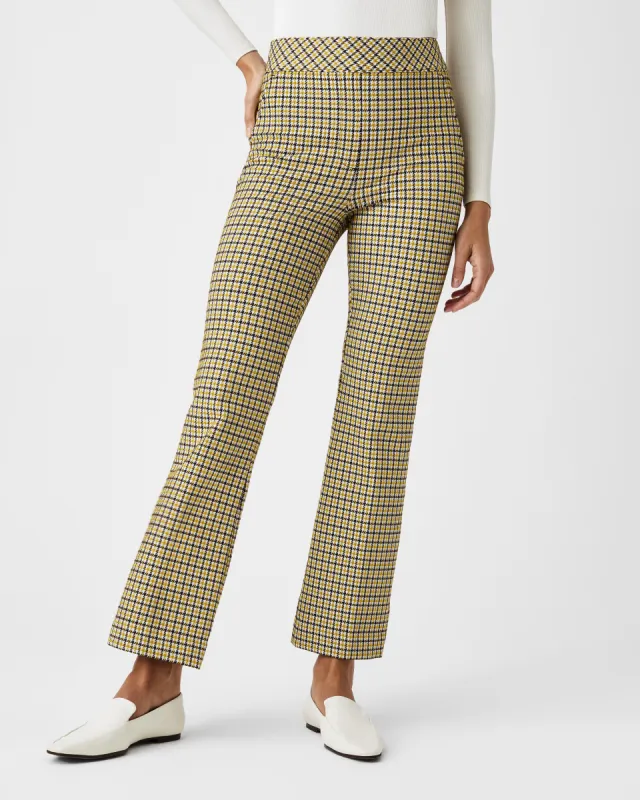 The Perfect Pant, Kick Flare in Houndstooth Jacquard sold by SPANX