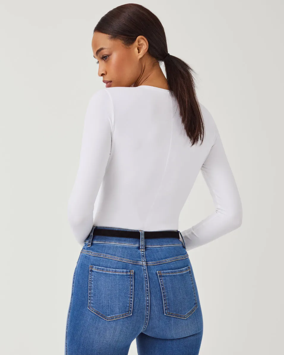 Suit Yourself Long Sleeve Thong Bodysuit sold by SPANX product image thumbnail 5