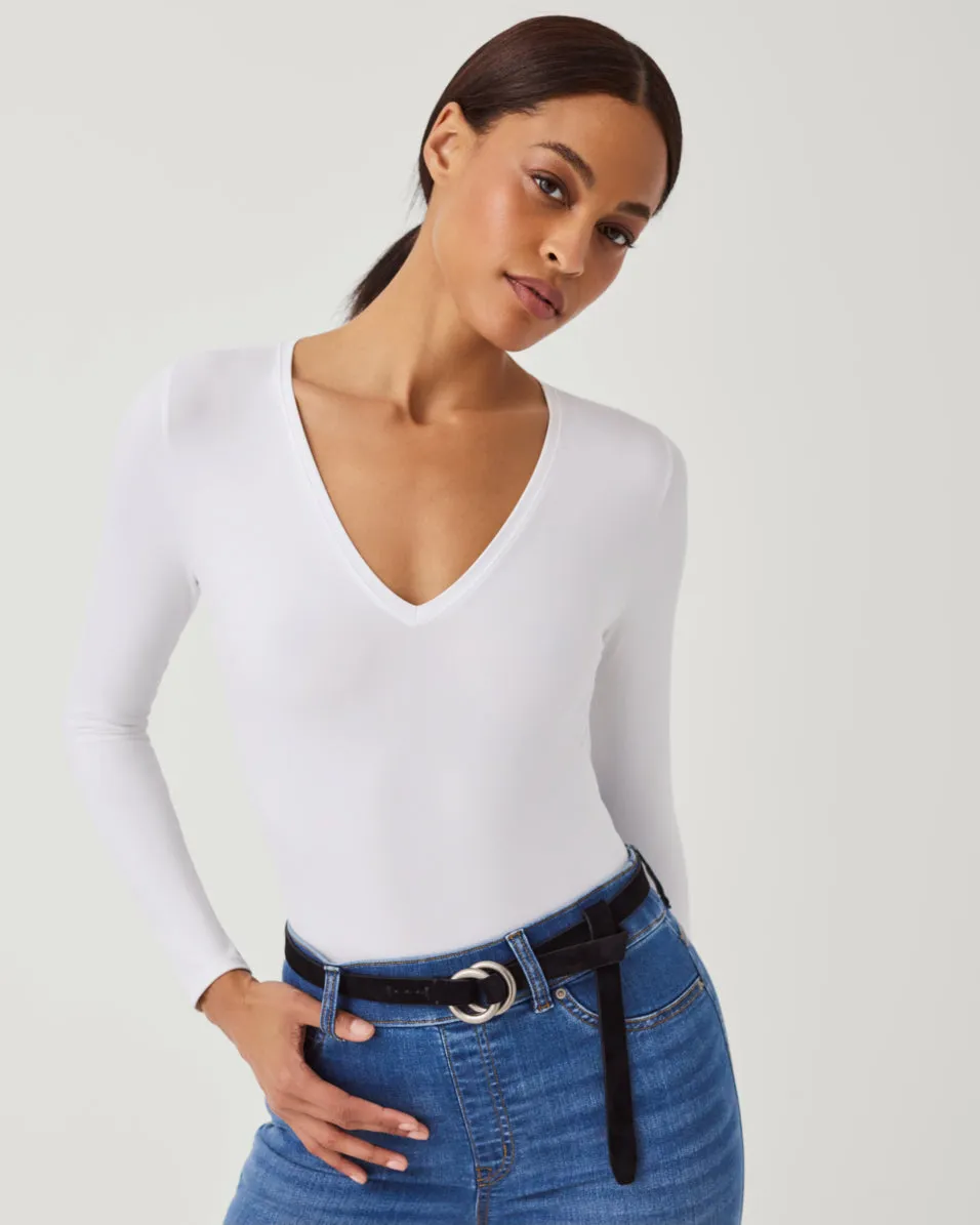 Suit Yourself Long Sleeve Thong Bodysuit sold by SPANX product image thumbnail 3