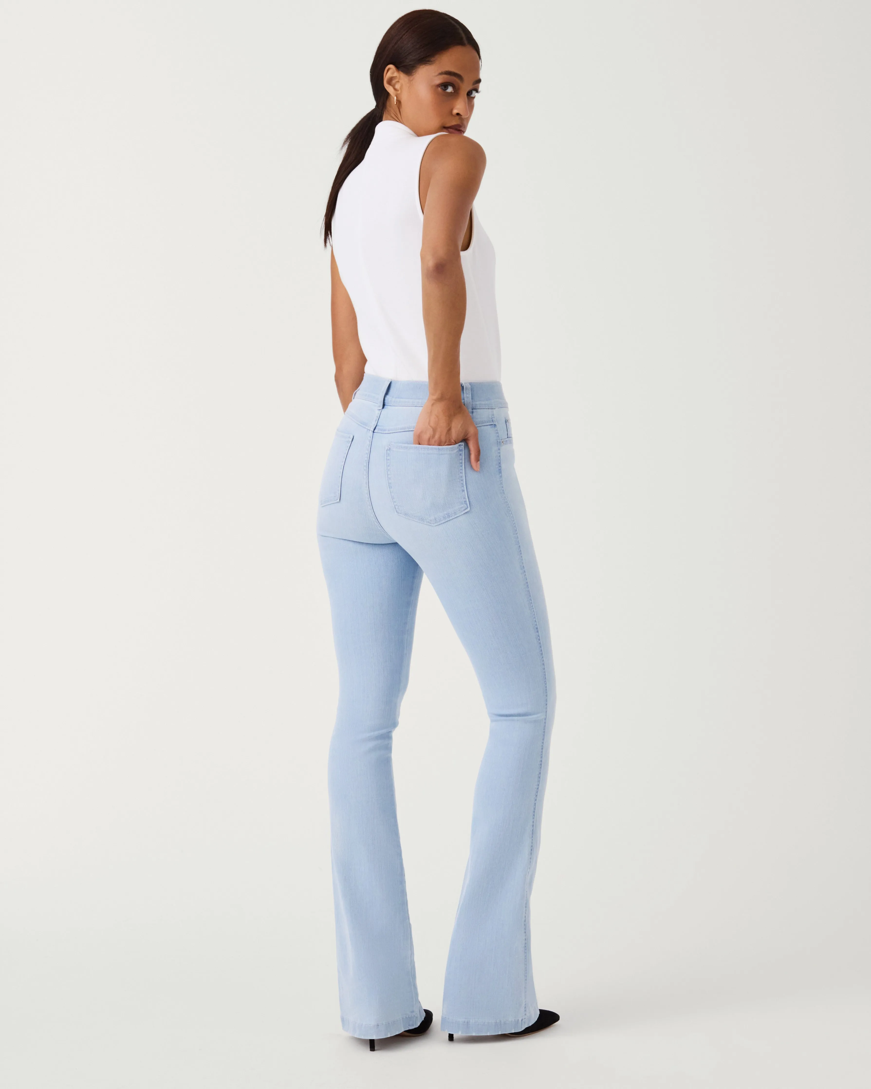 Flare Jeans, Light Wash sold by SPANX product image thumbnail 4