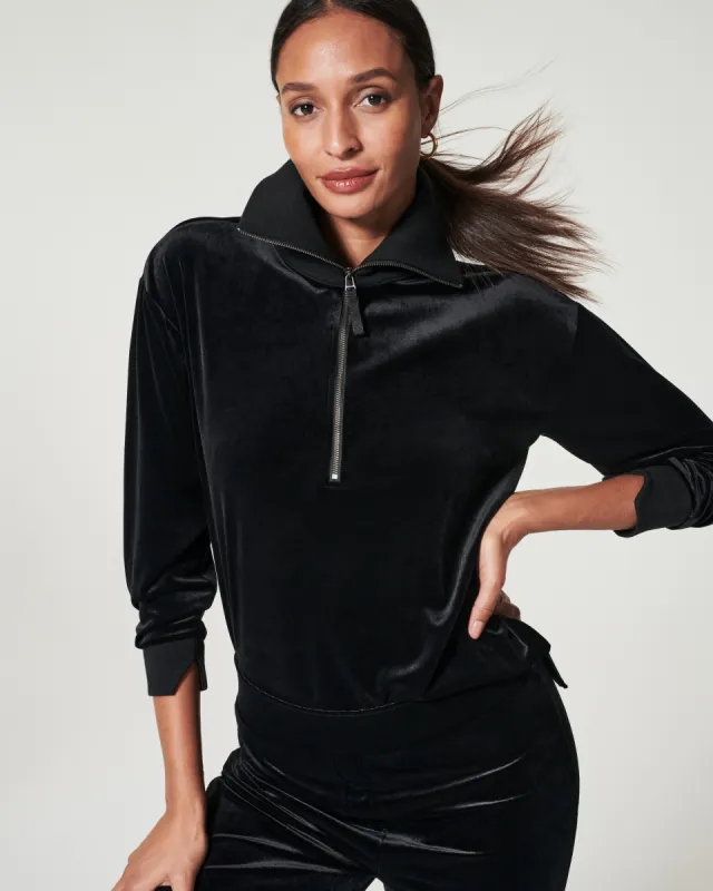 Velvet Half Zip sold by SPANX