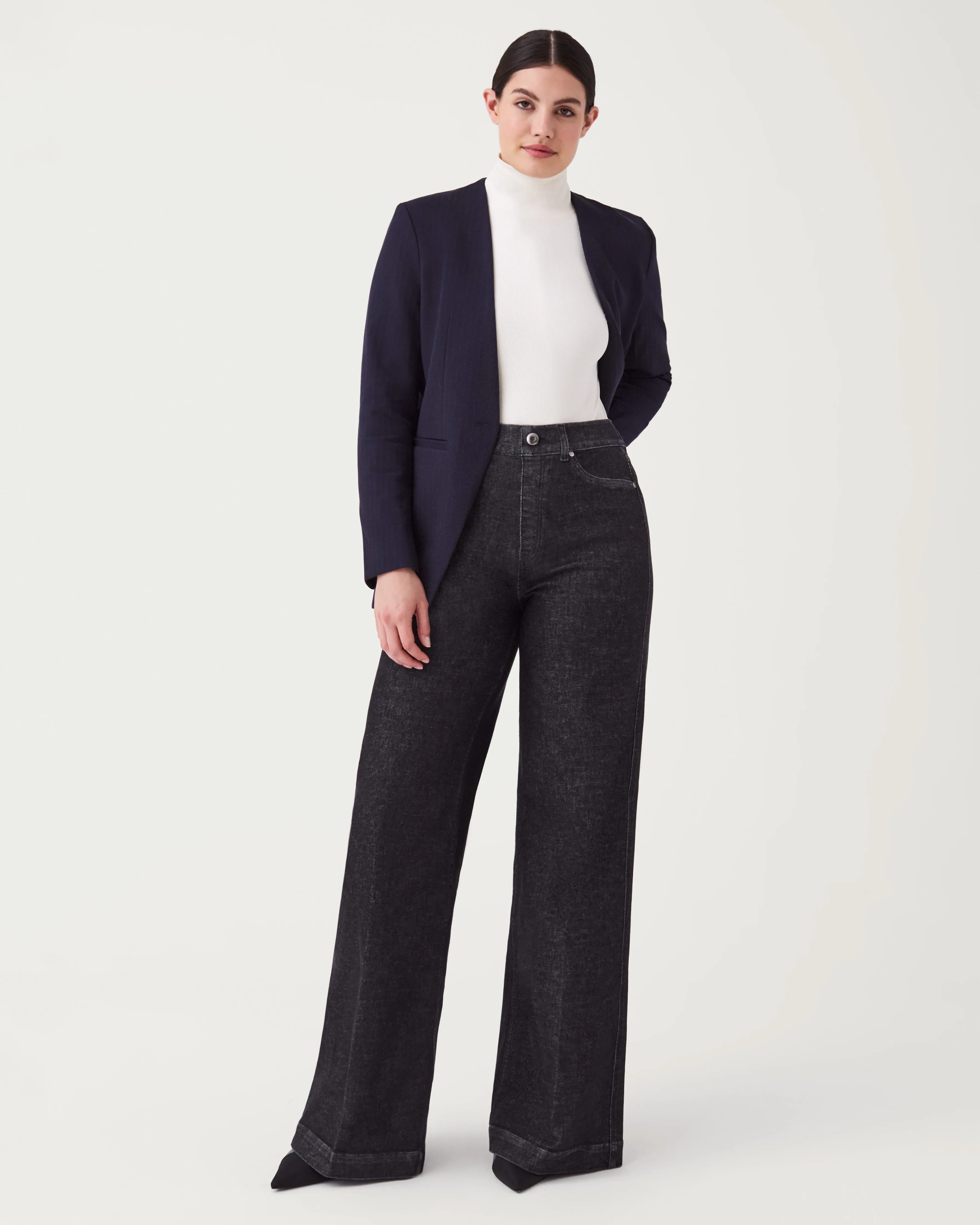 Wide Leg Jeans, Charcoal sold by SPANX product image thumbnail 2