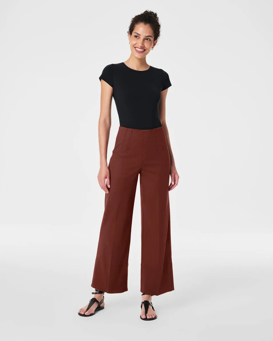 SPANX® Stretch Twill Cropped Wide Leg Pant sold by SPANX product image thumbnail 2
