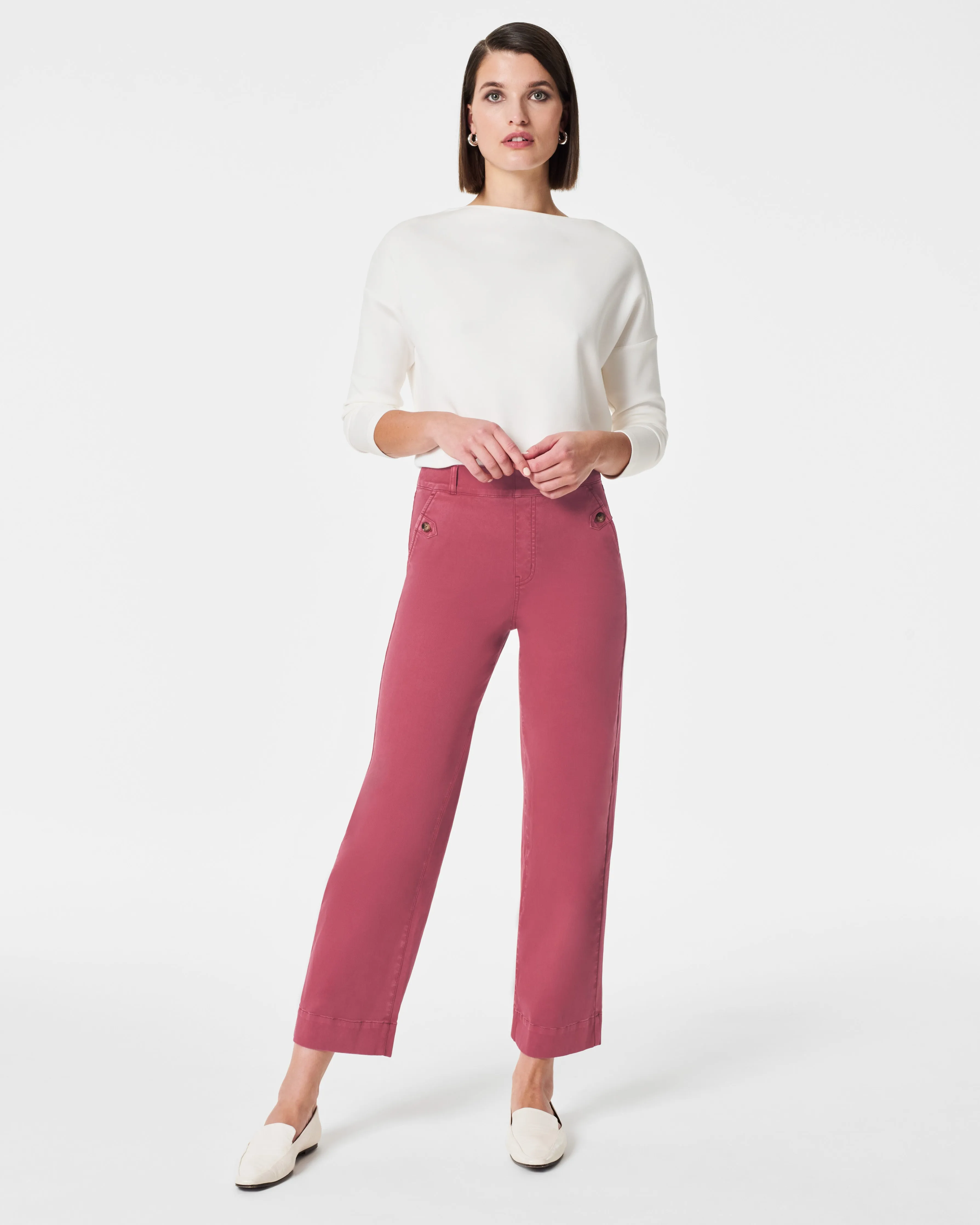SPANX® Stretch Twill Pull-On Cropped Pant sold by SPANX product image thumbnail 2
