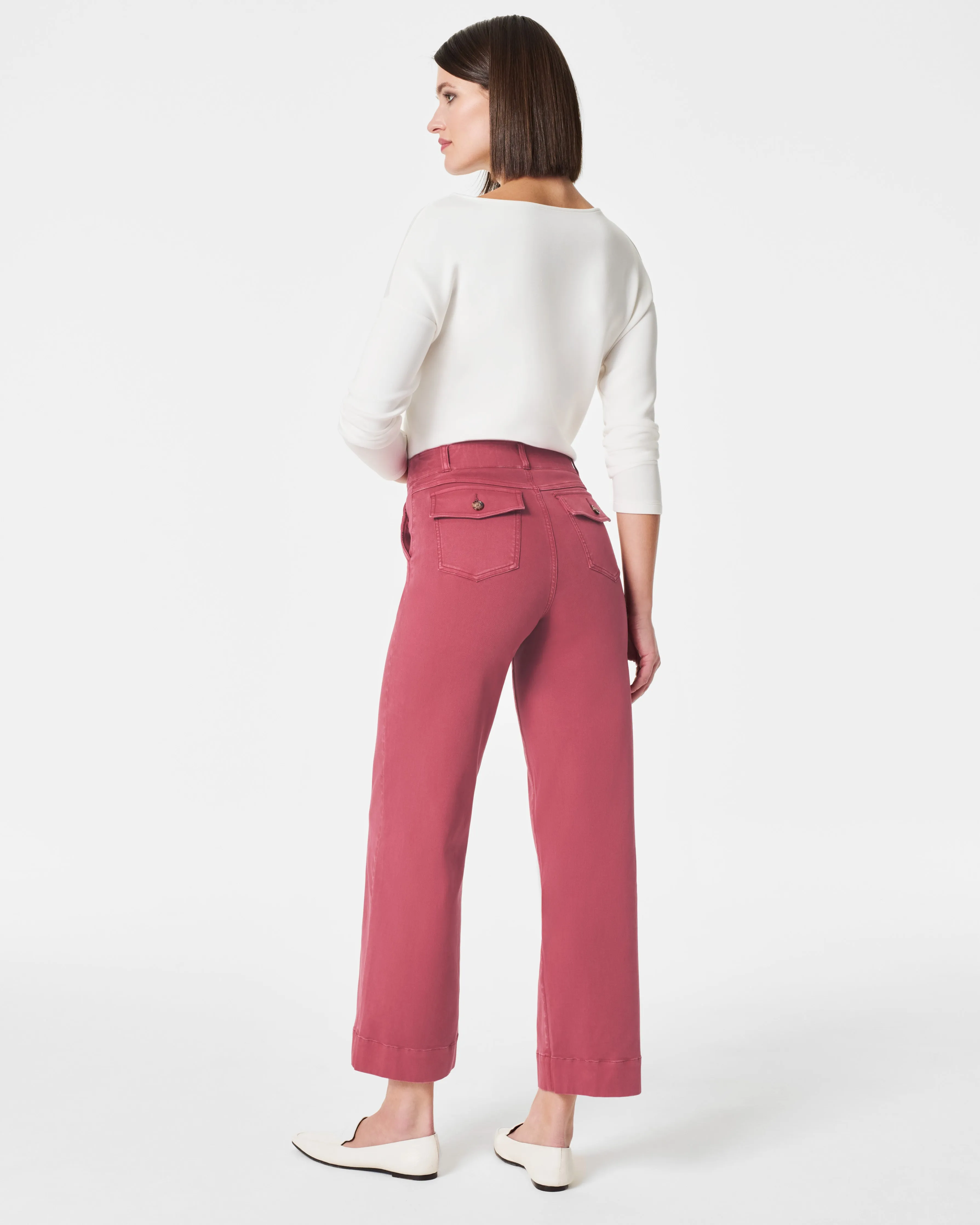 SPANX® Stretch Twill Pull-On Cropped Pant sold by SPANX product image thumbnail 4