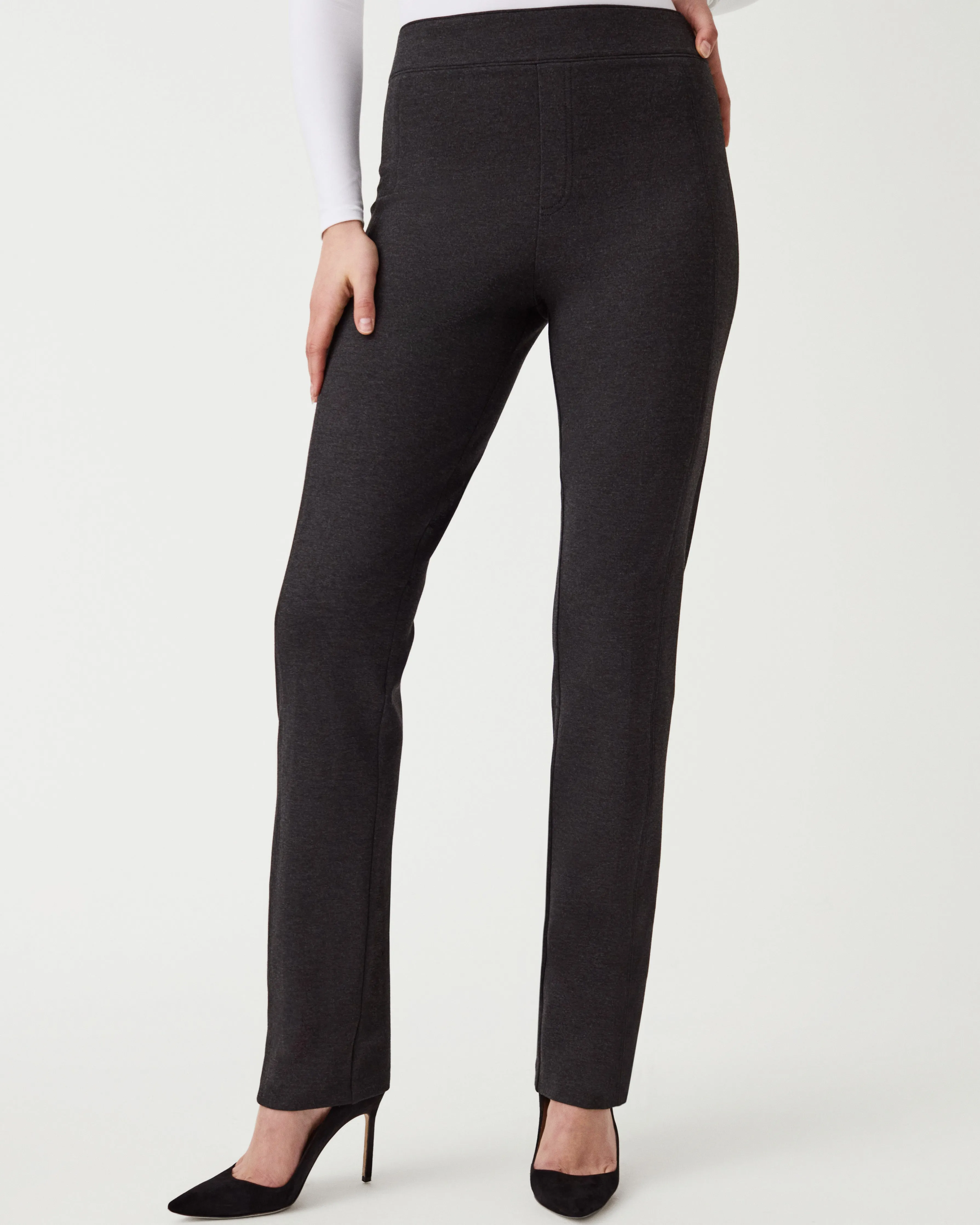 SPANXsmooth™ PerfectFit Ponte Slim Straight Pant sold by SPANX product image thumbnail 4