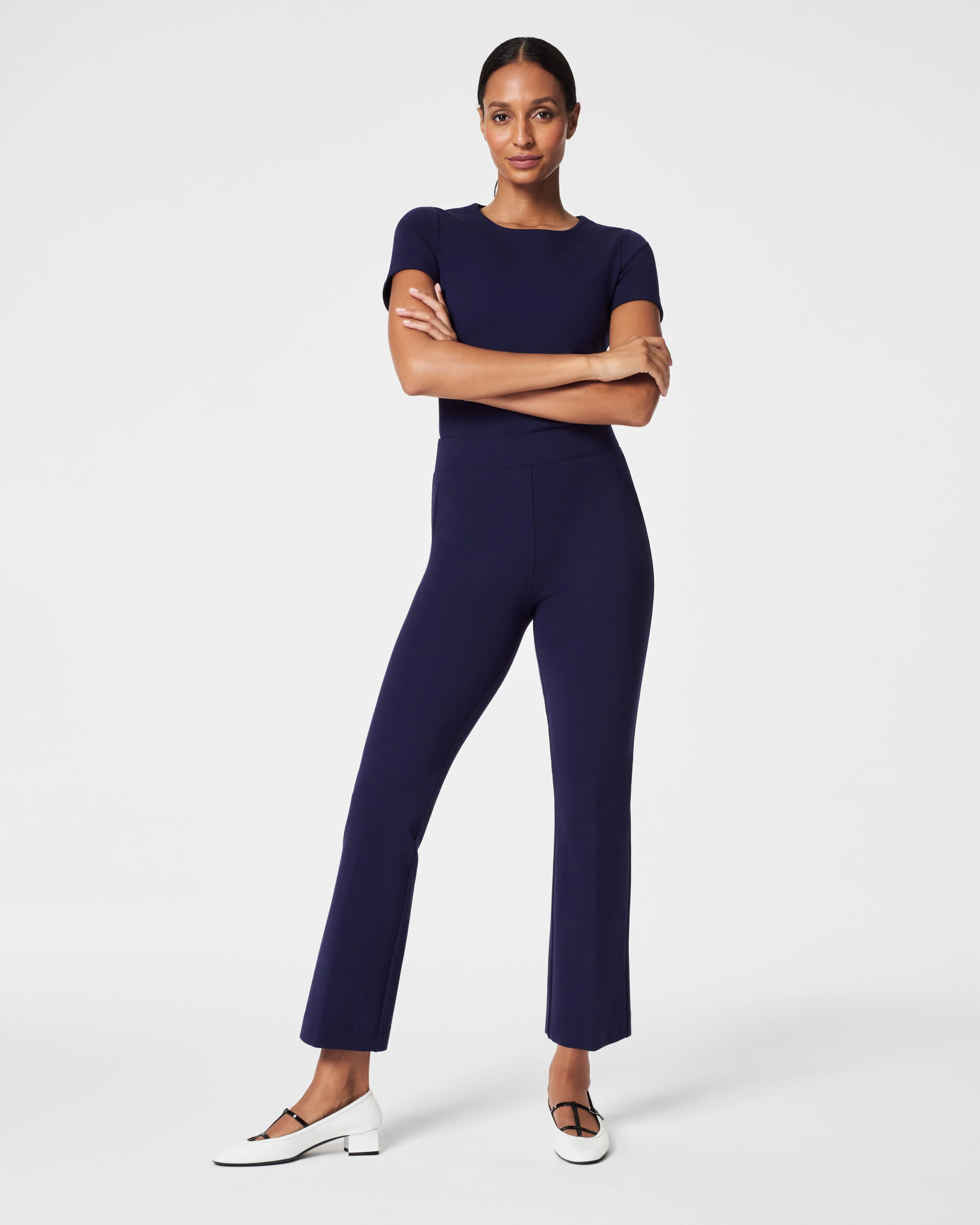 SPANXsmooth™ PerfectFit Ponte Kick Flare Pant sold by SPANX product image thumbnail 2