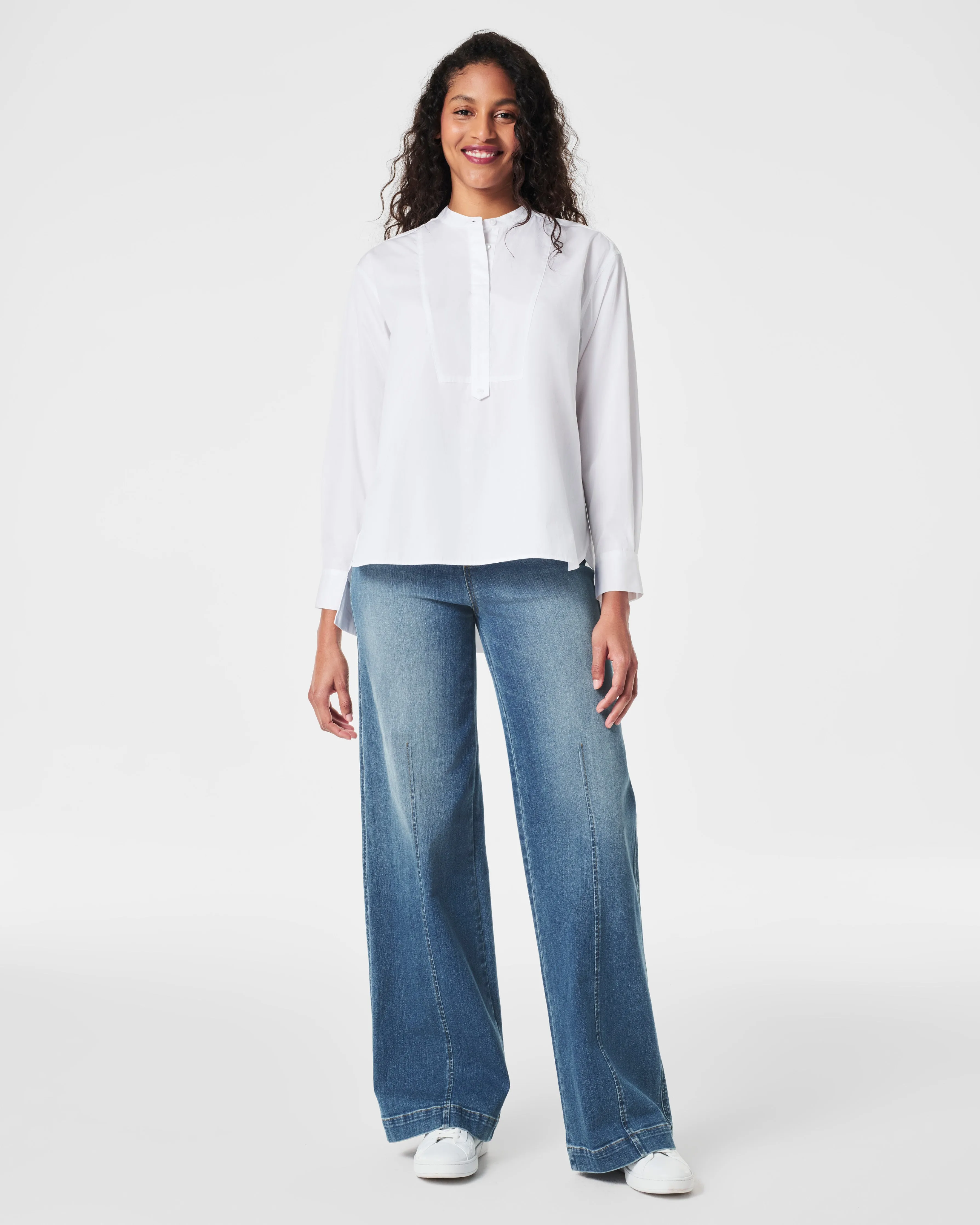 SPANX® Poplin Tuxedo Shirt sold by SPANX product image thumbnail 5