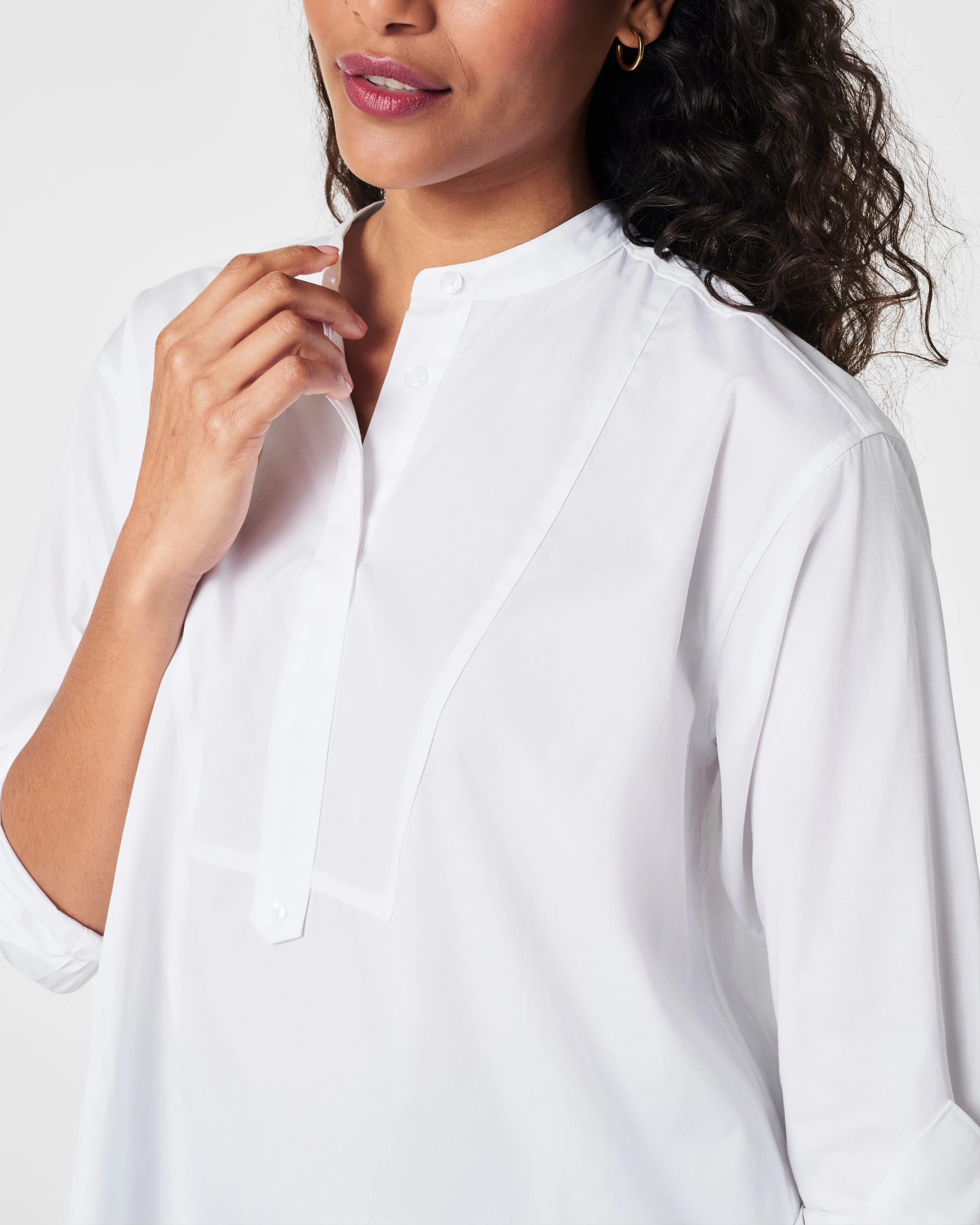 SPANX® Poplin Tuxedo Shirt sold by SPANX product image thumbnail 3