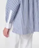 SPANX® Poplin Tuxedo Shirt, Stripe sold by SPANX