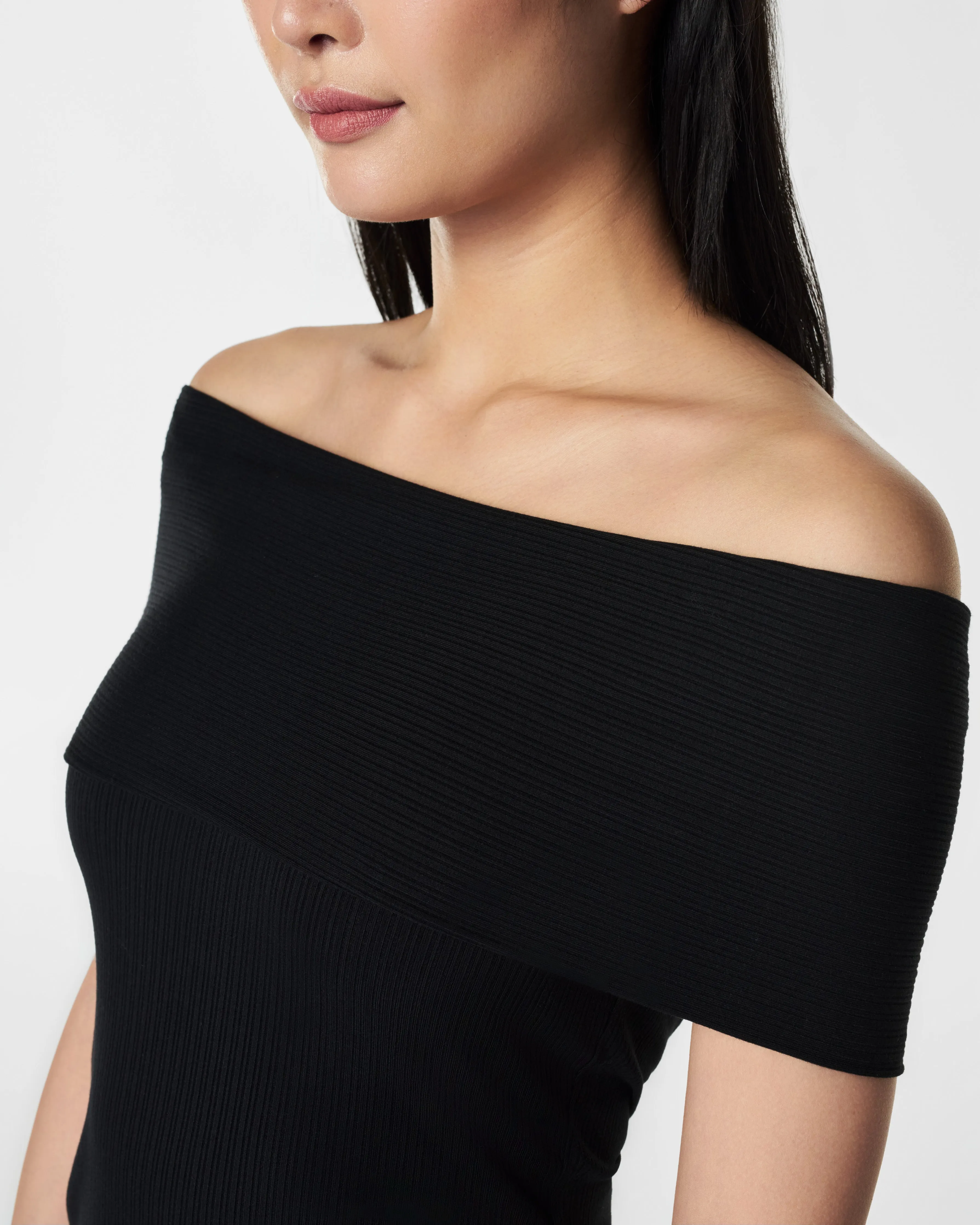 SPANX® Stretch Rib Off-The-Shoulder Top sold by SPANX product image thumbnail 3