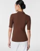 SPANX® Stretch Rib Polo Top sold by SPANX