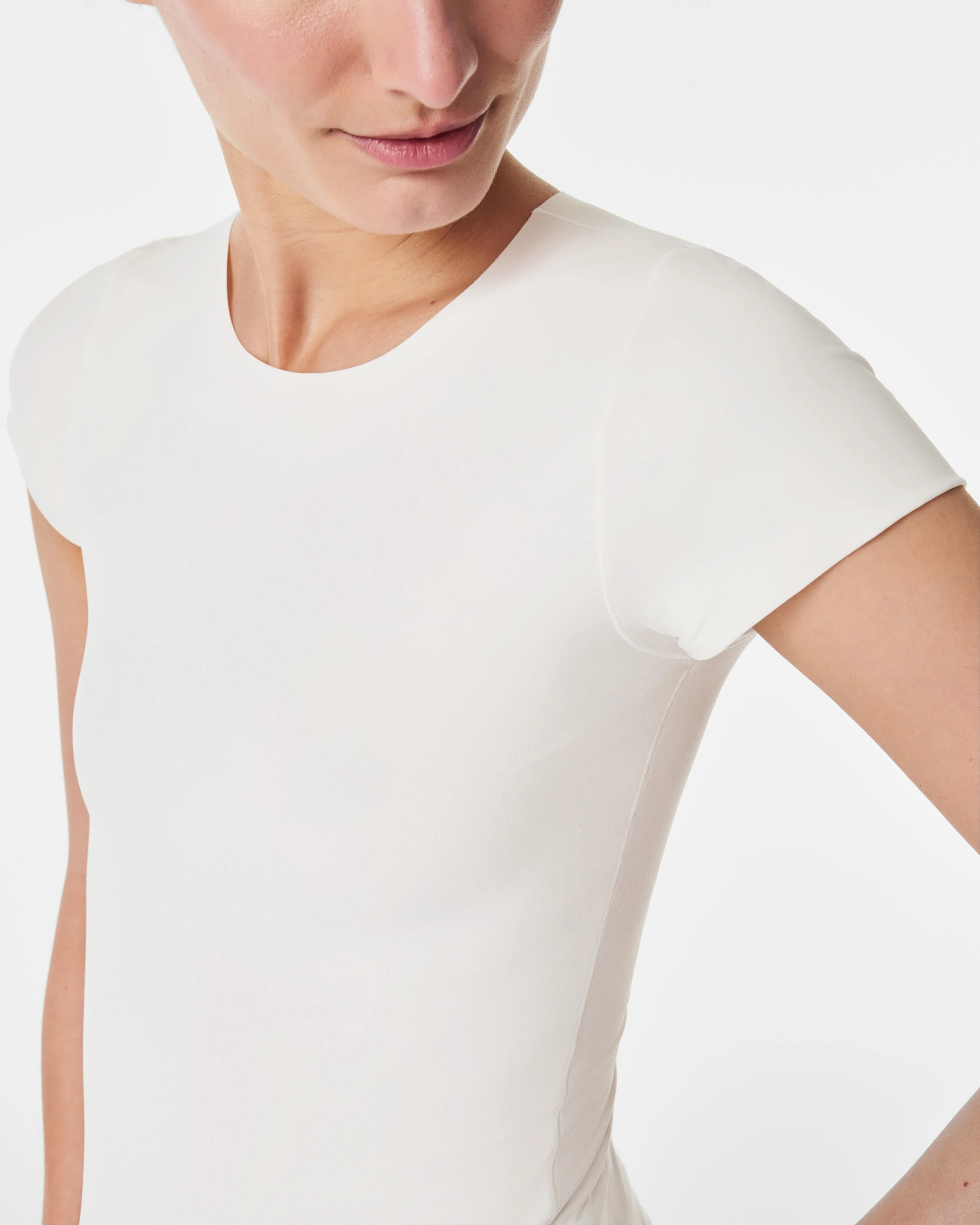 SPANX® Fit-To-You Crew Neck Tee sold by SPANX product image thumbnail 3