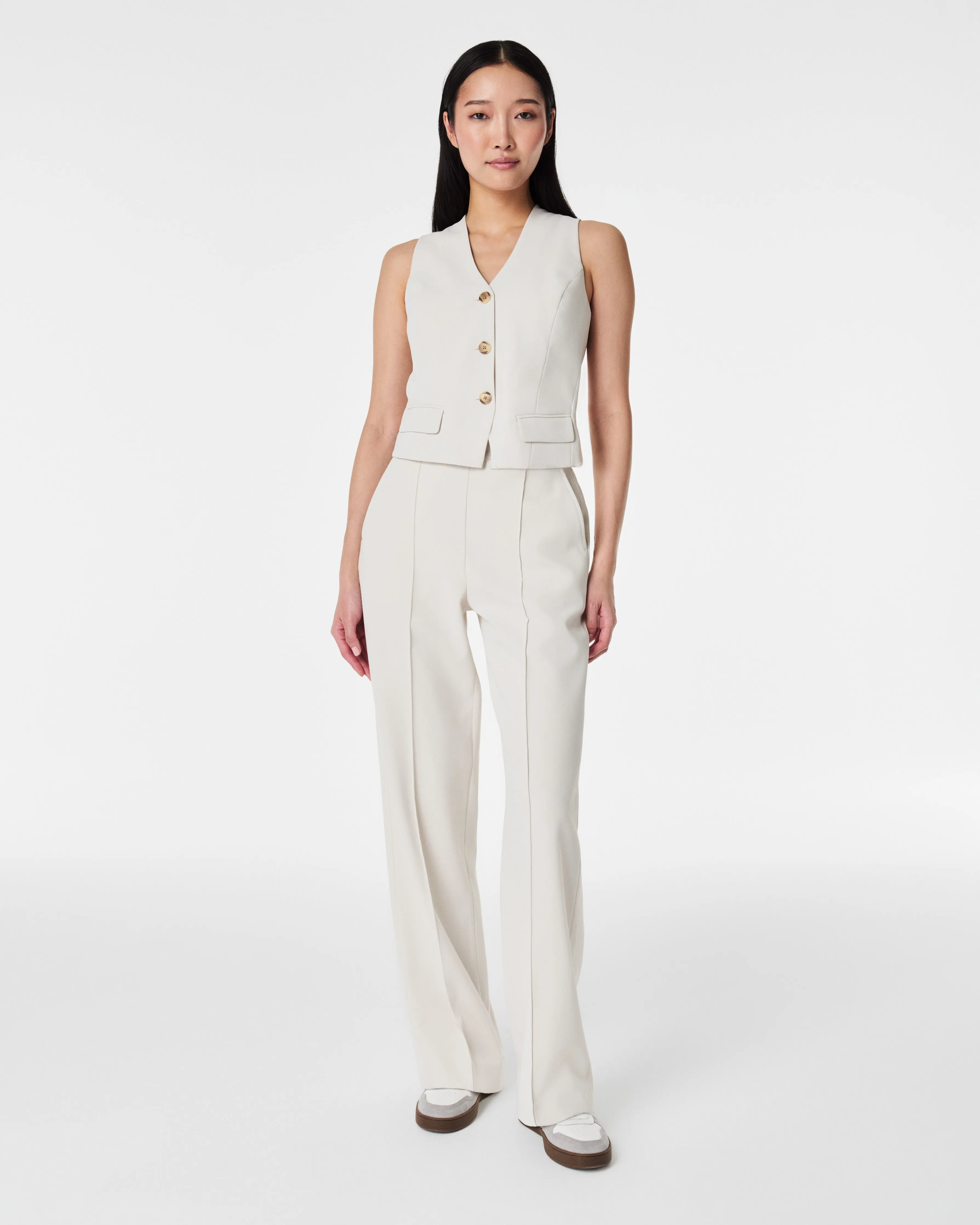 SPANX® Carefree Crepe Vest Top with No-Show Coverage sold by SPANX product image thumbnail 5