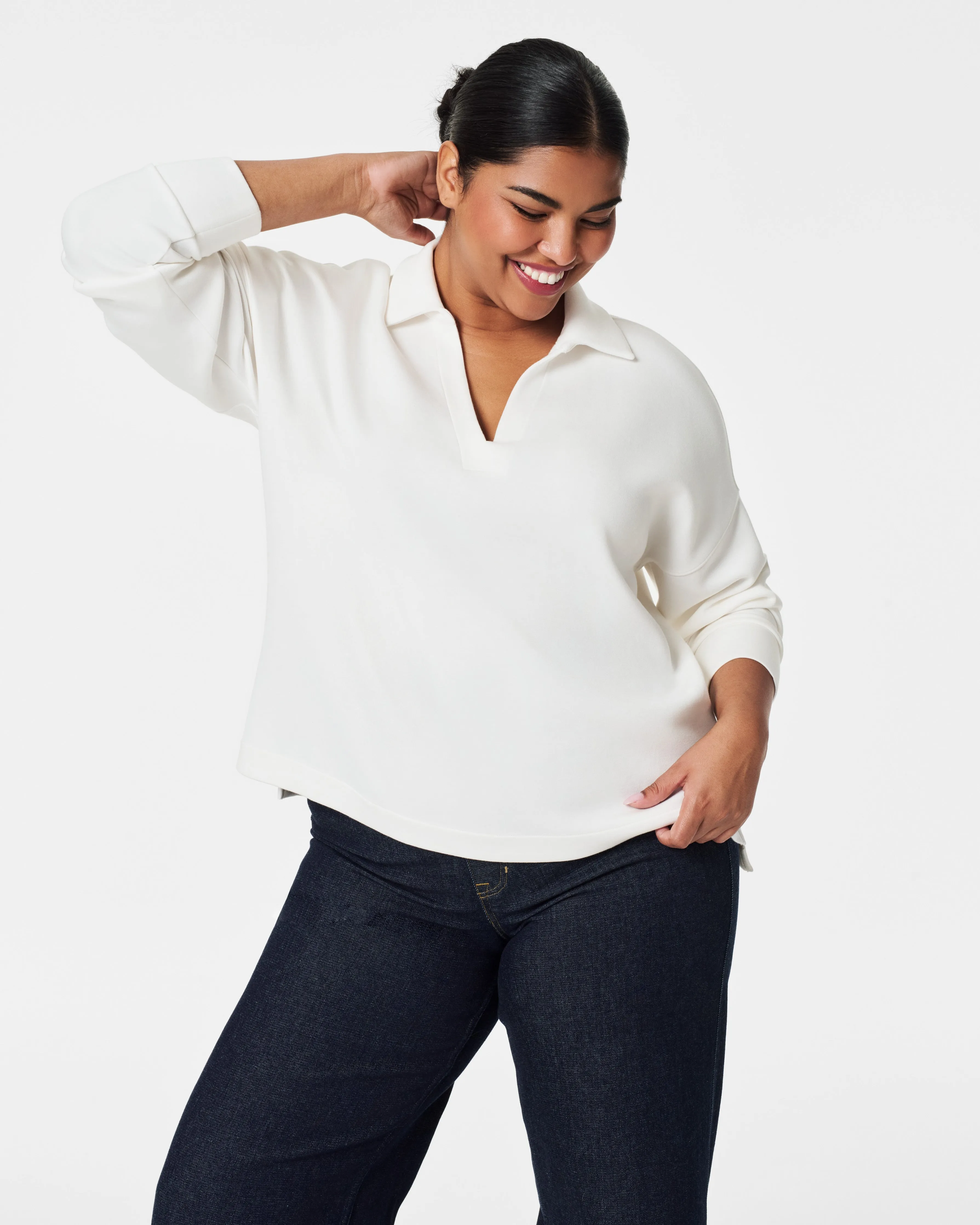 SPANX AirEssentials® Polo Top sold by SPANX