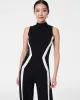 SPANX® AirEssentials Mockneck Striped Track Jumpsuit sold by SPANX