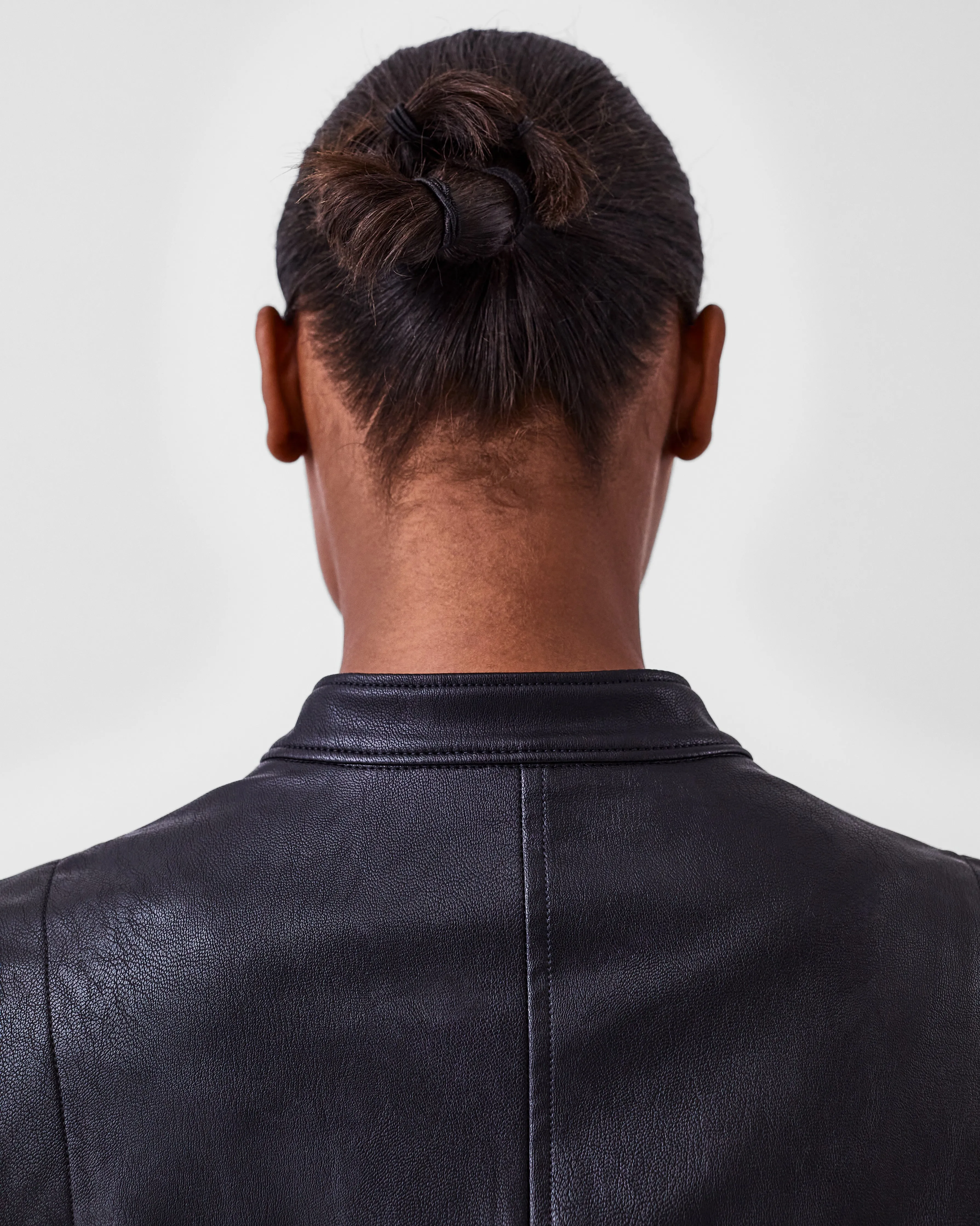 SPANX® Leather-Like Moto Jacket sold by SPANX product image thumbnail 4