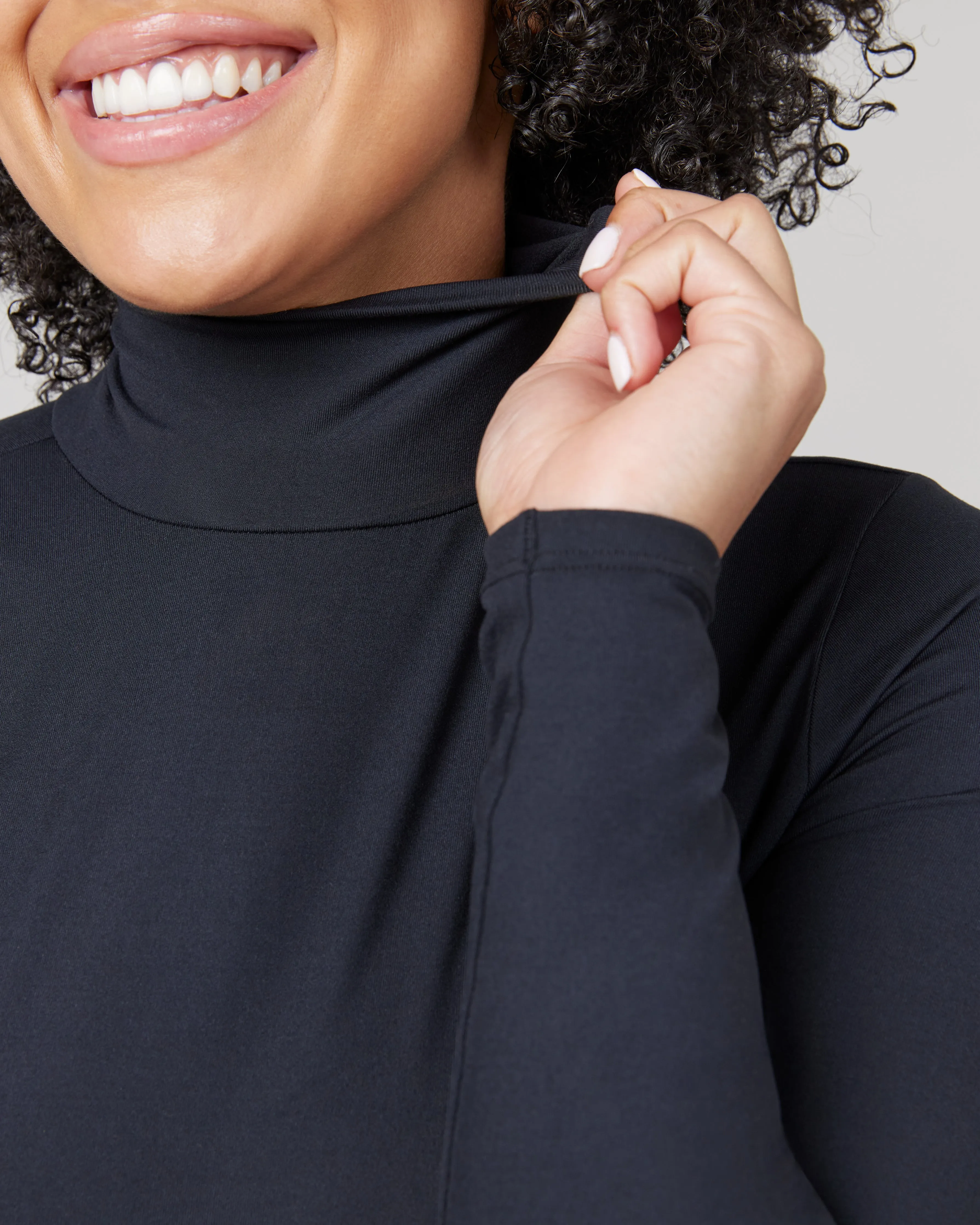 SPANX® Suit Yourself Long Sleeve Turtleneck Bodysuit sold by SPANX product image thumbnail 3
