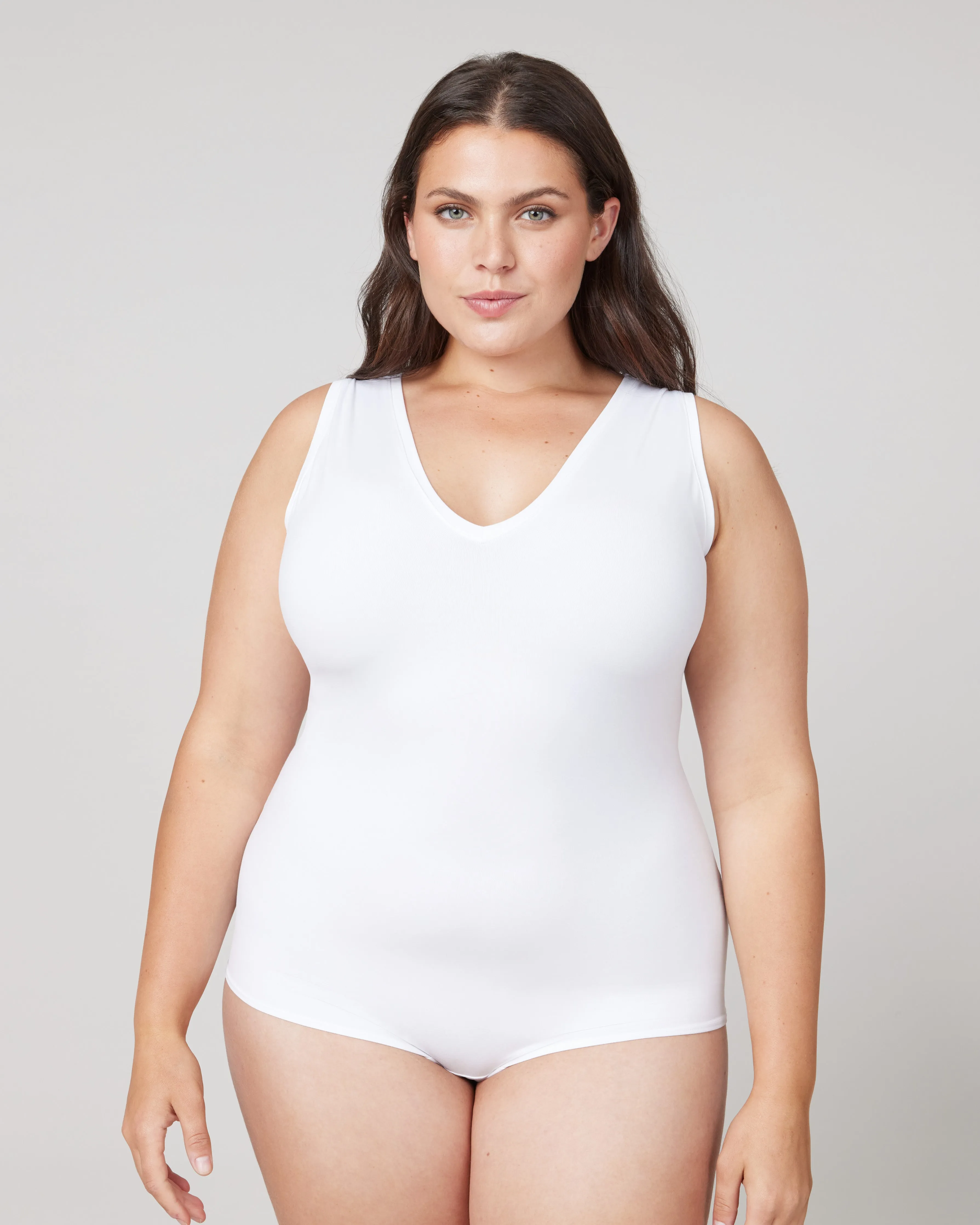 SPANX® Suit Yourself V-Neck Tank Bodysuit sold by SPANX