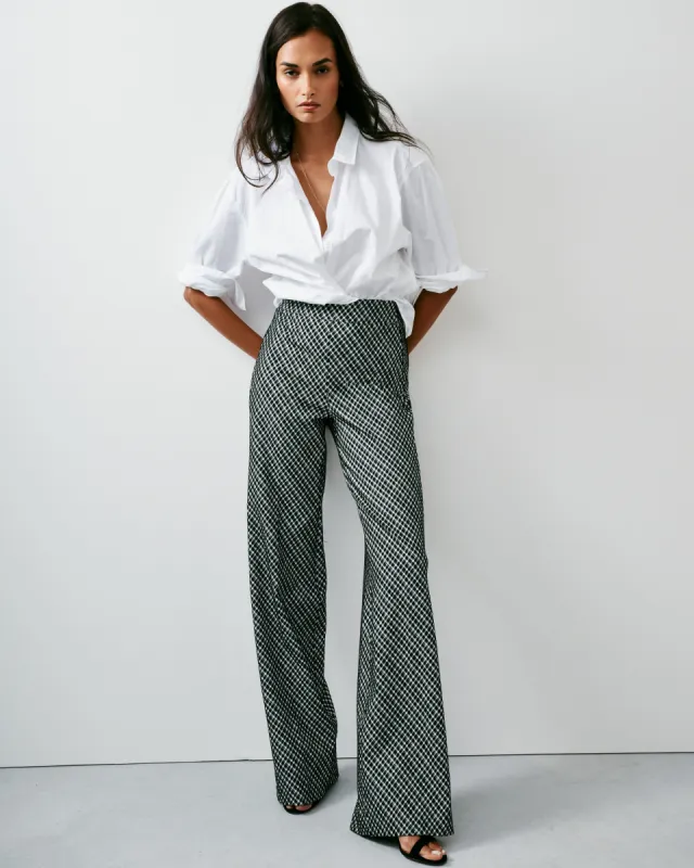 SPANXsmooth™ PerfectFit Ponte Wide Leg Pant in Jacquard sold by SPANX