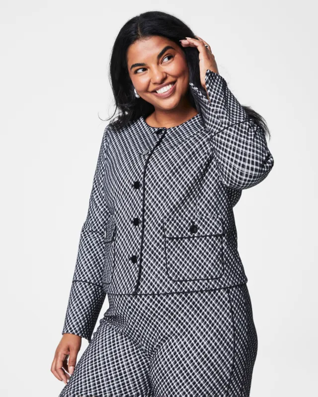 SPANX® Ponte Lady Jacket in Jacquard sold by SPANX
