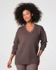 SPANX® AirEssentials Brushed V-Neck Tunic, Heather sold by SPANX