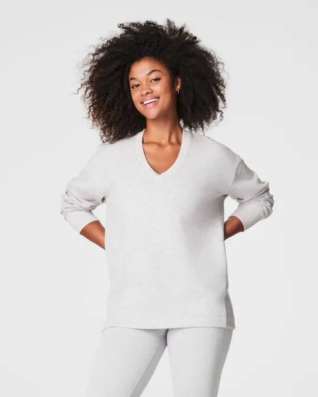 SPANX® AirEssentials Brushed V-Neck Tunic, Heather sold by SPANX