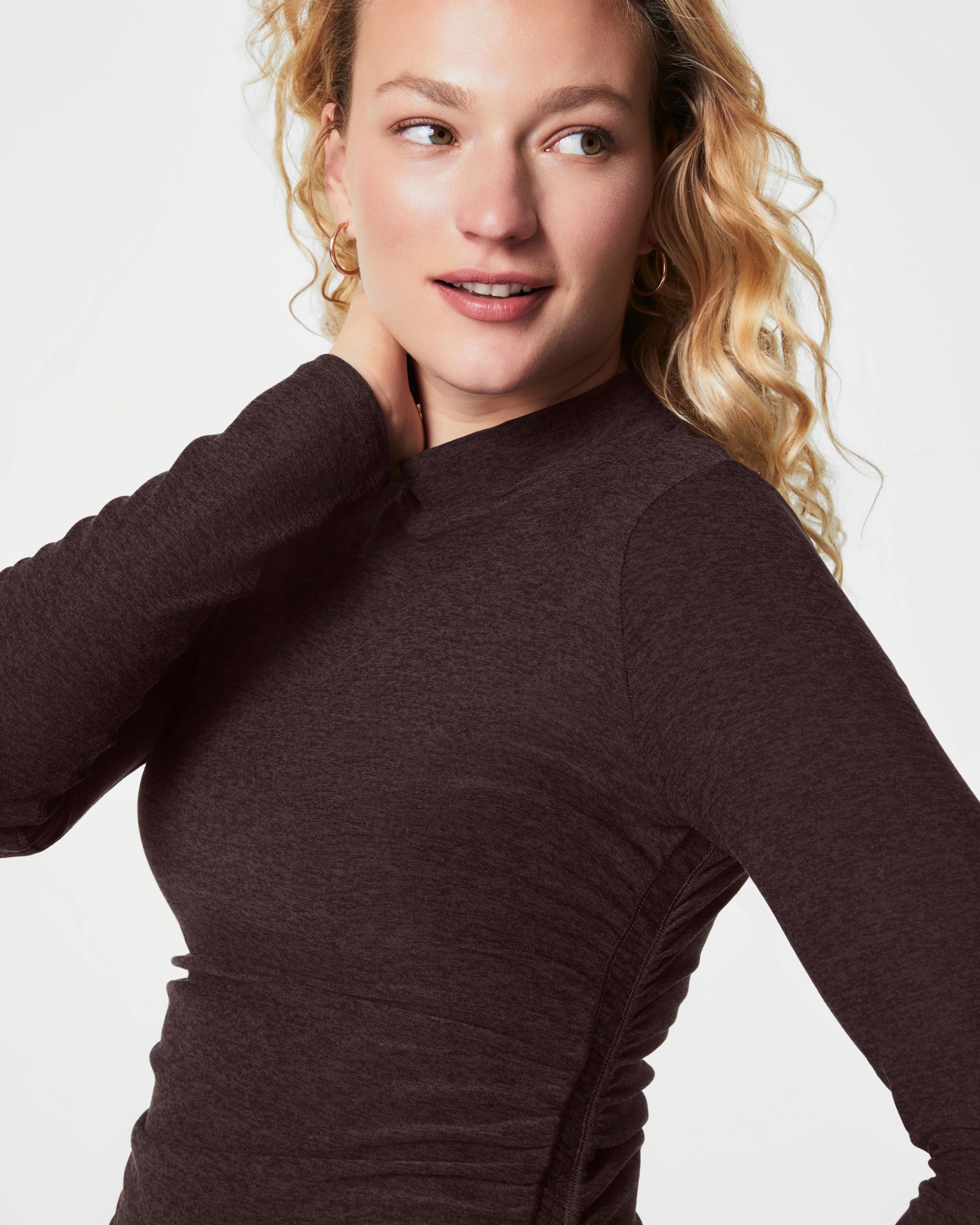 SPANX® SoftStretch Long Sleeve Mockneck Top sold by SPANX product image thumbnail 3