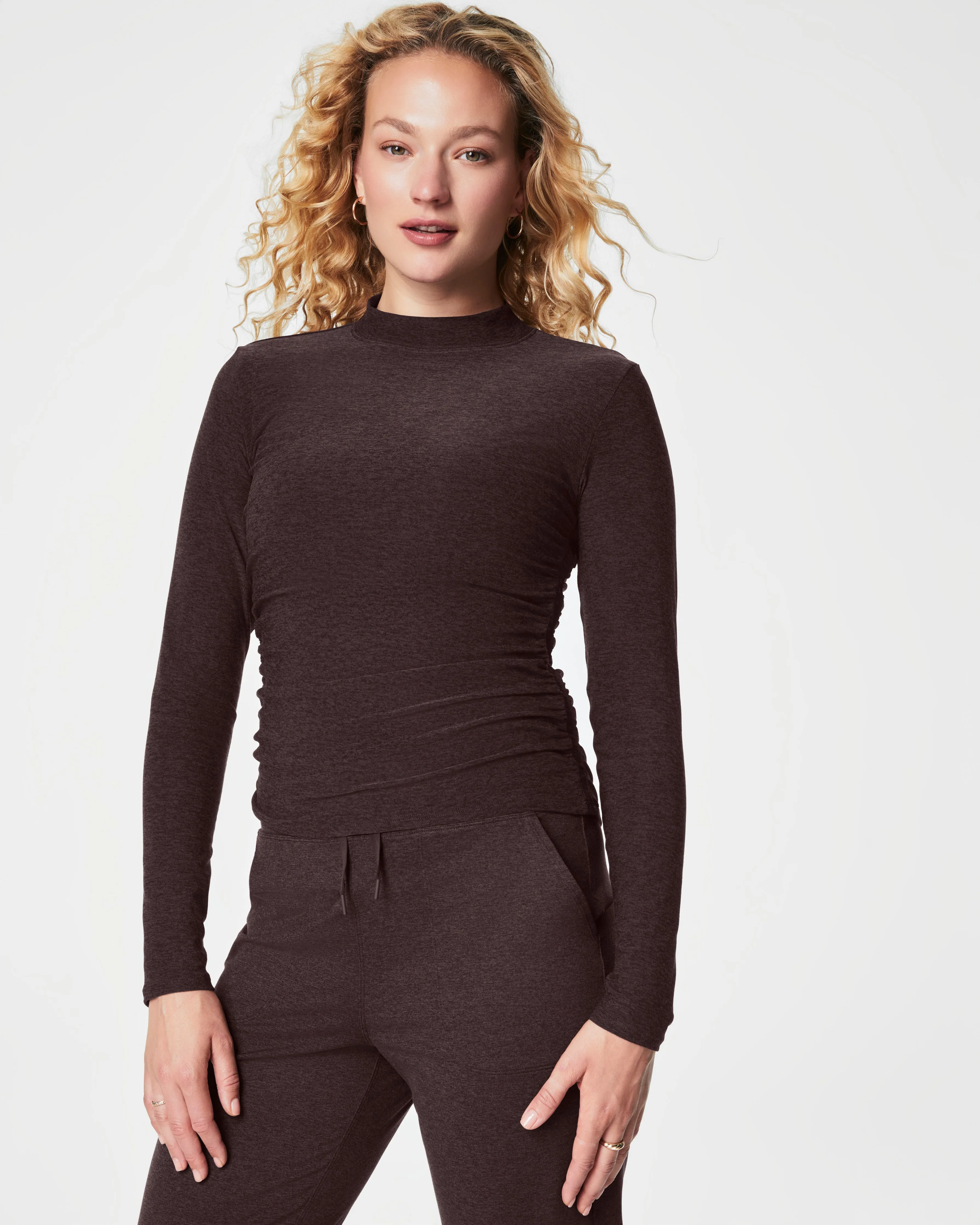 SPANX® SoftStretch Long Sleeve Mockneck Top sold by SPANX