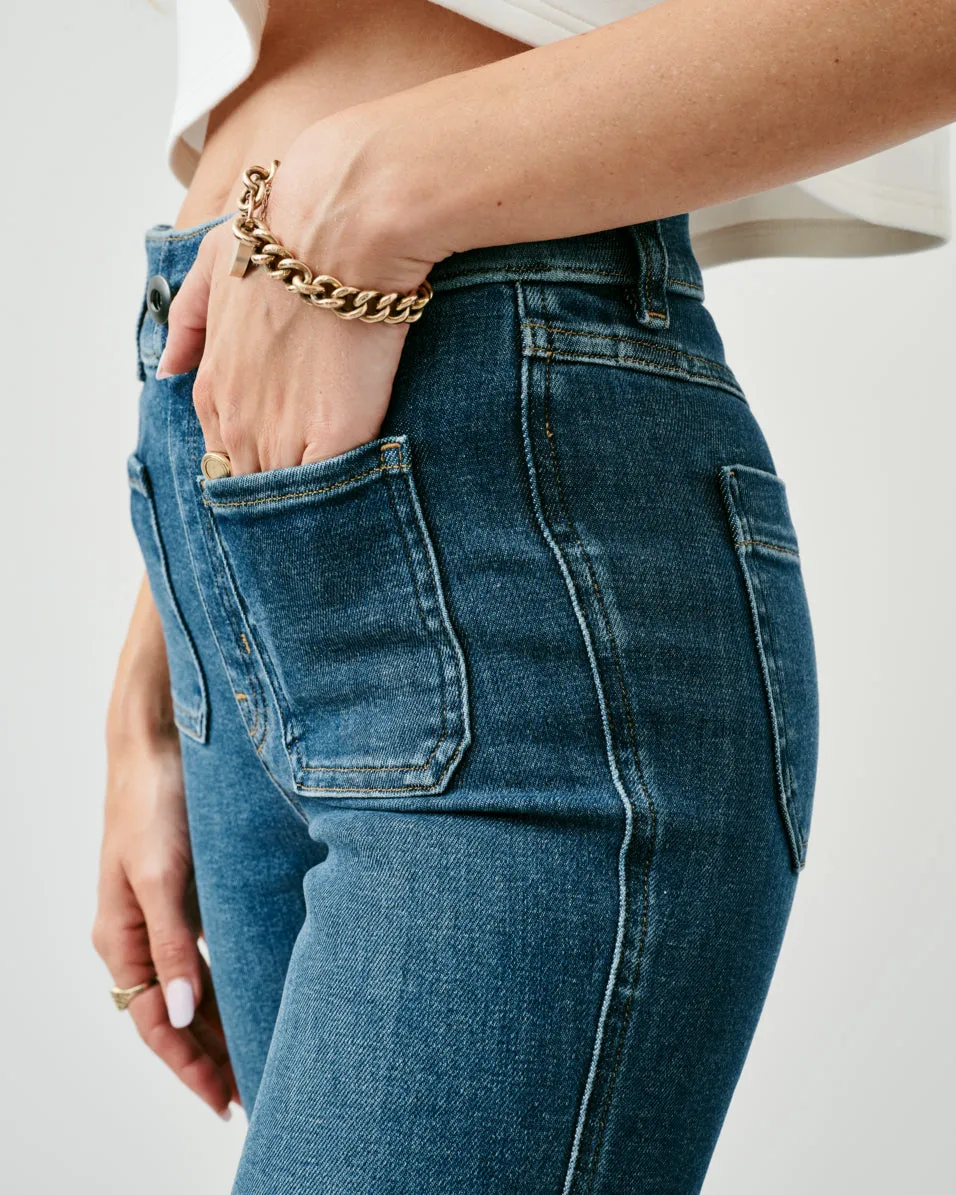 SPANXshape™ EveryWear Flare Jeans with Patch Pockets sold by SPANX product image thumbnail 4